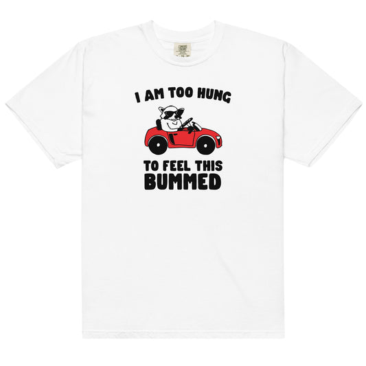 I Am Too Hung to Feel This Bummed Unisex t-shirt