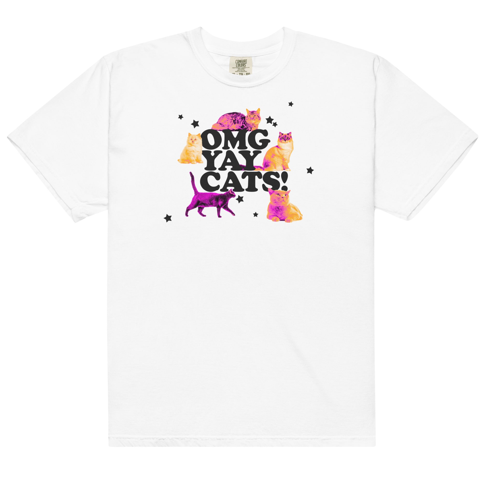 OMG YAY CATS Unisex t-shirt