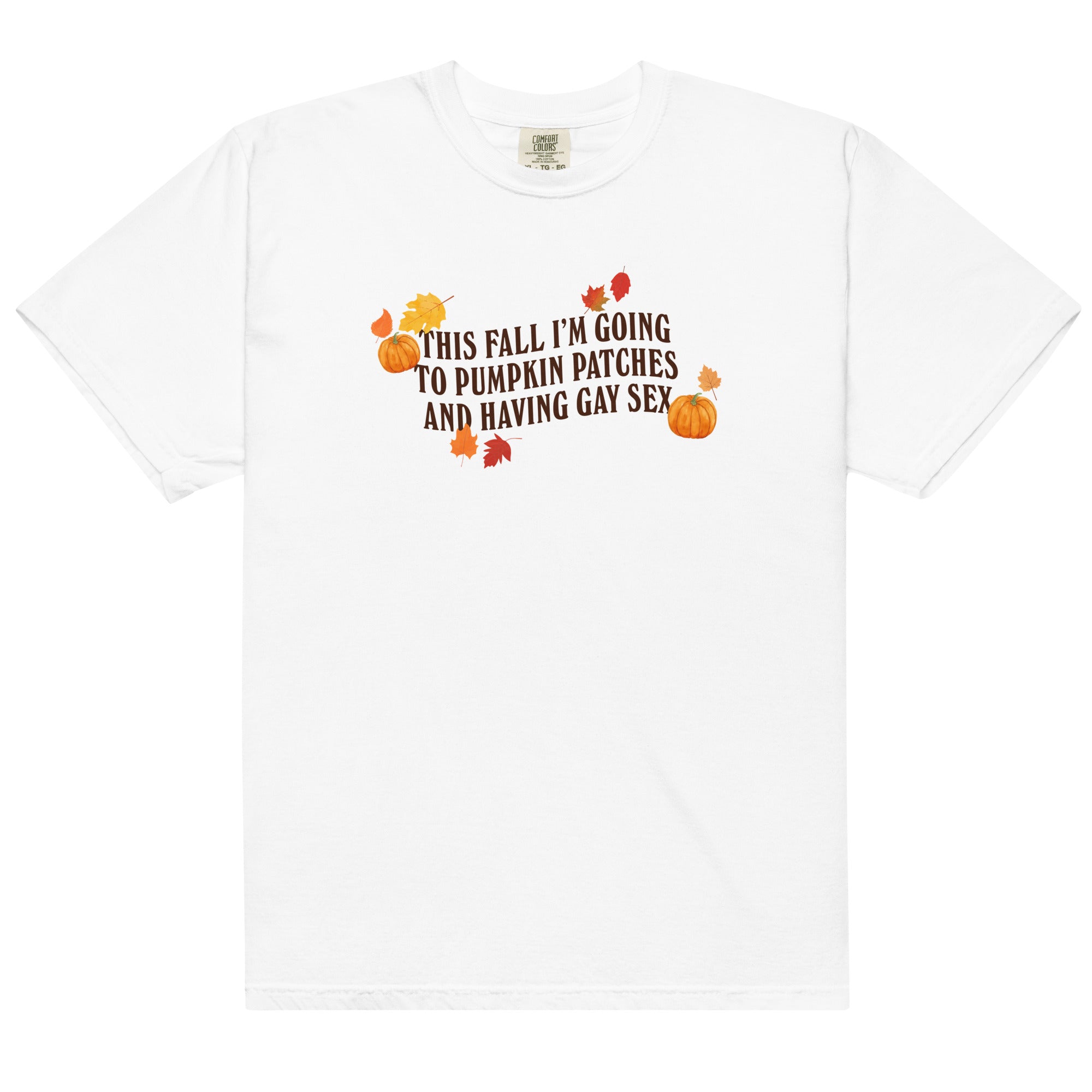 Pumpkin Patches and Gay Sex Unisex t-shirt