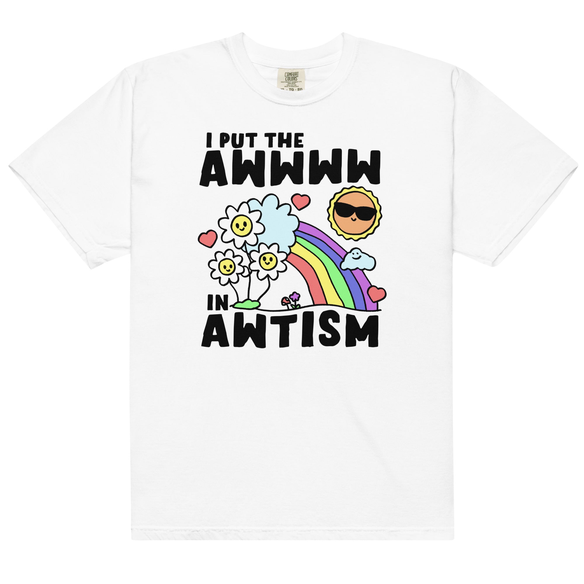 I Put The Awww in Awtism Unisex t-shirt