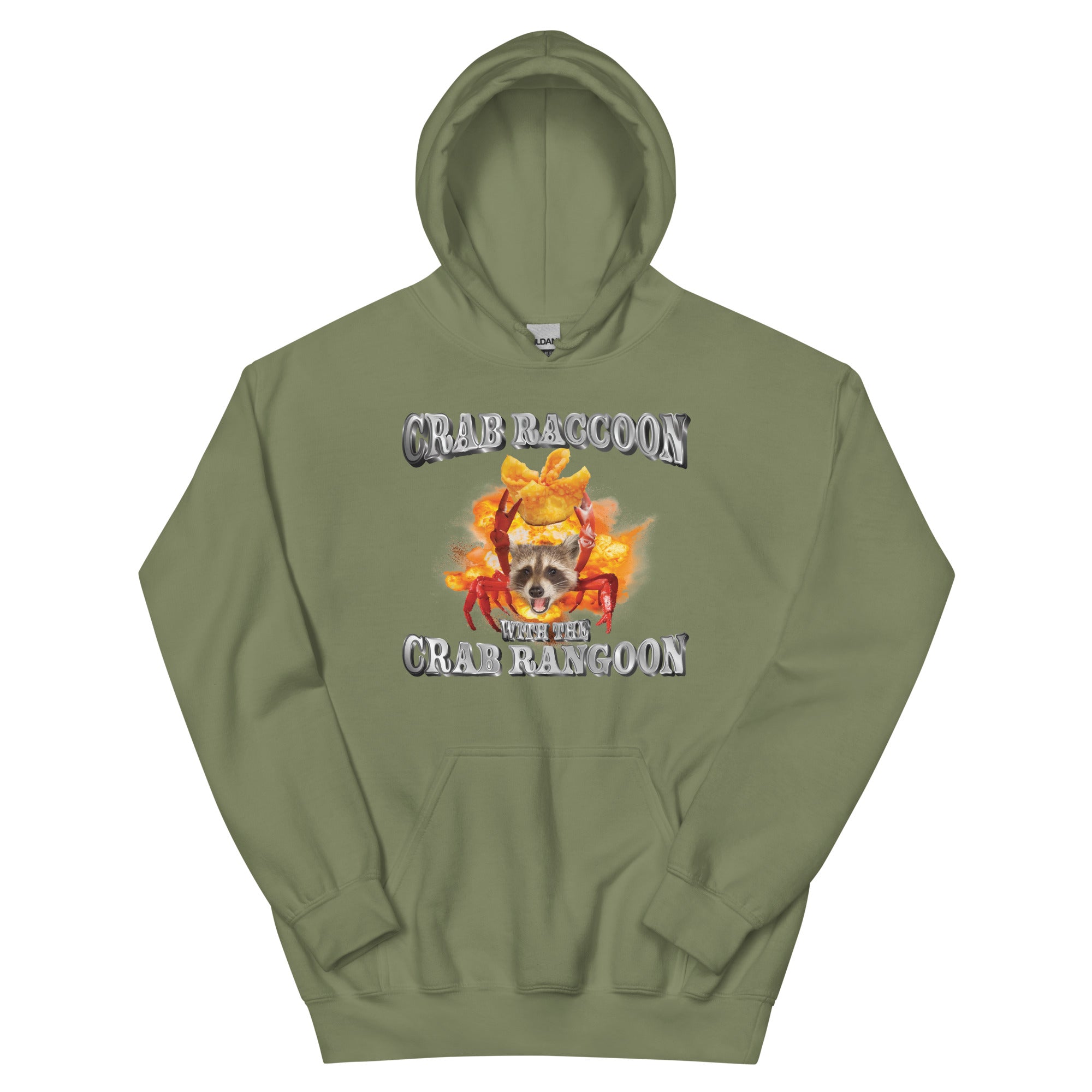 Crab Raccoon With the Crab Rangoon Unisex Hoodie