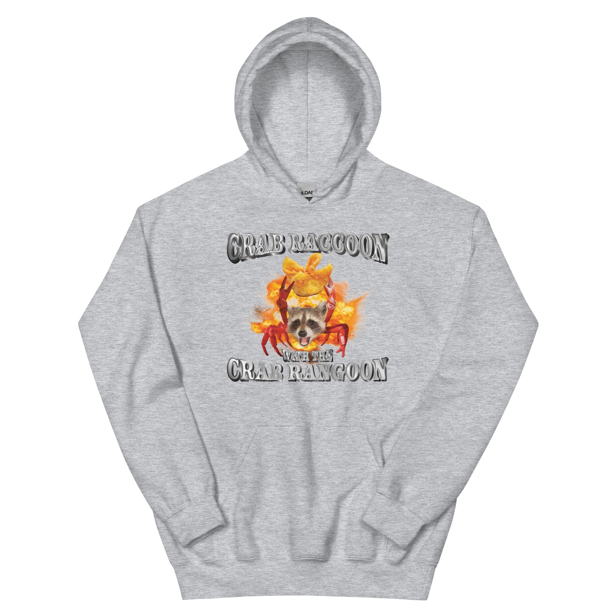 Crab Raccoon With the Crab Rangoon Unisex Hoodie