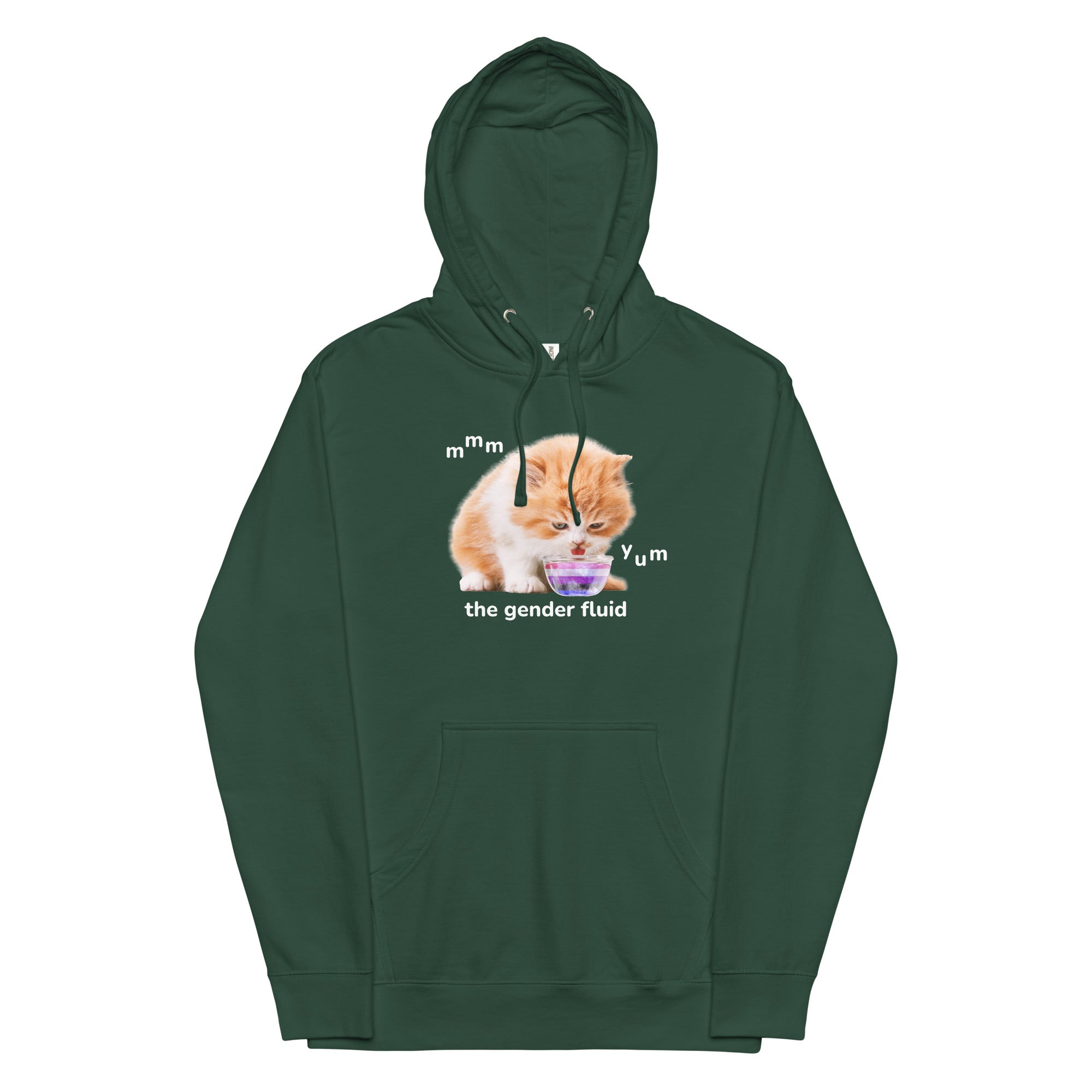 mmm yum the gender fluid Unisex hoodie