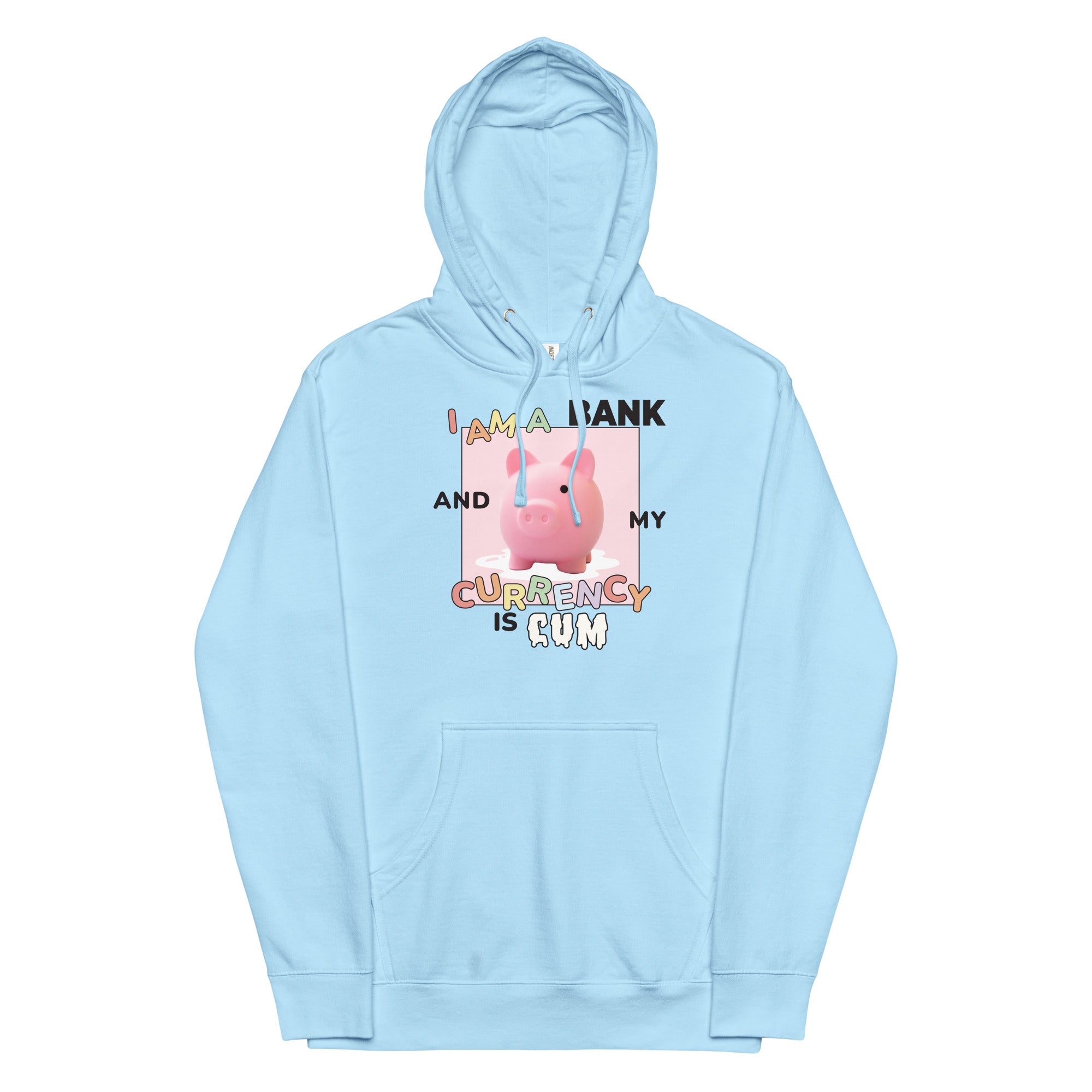 I Am a Bank and My Currency is Cum Unisex hoodie