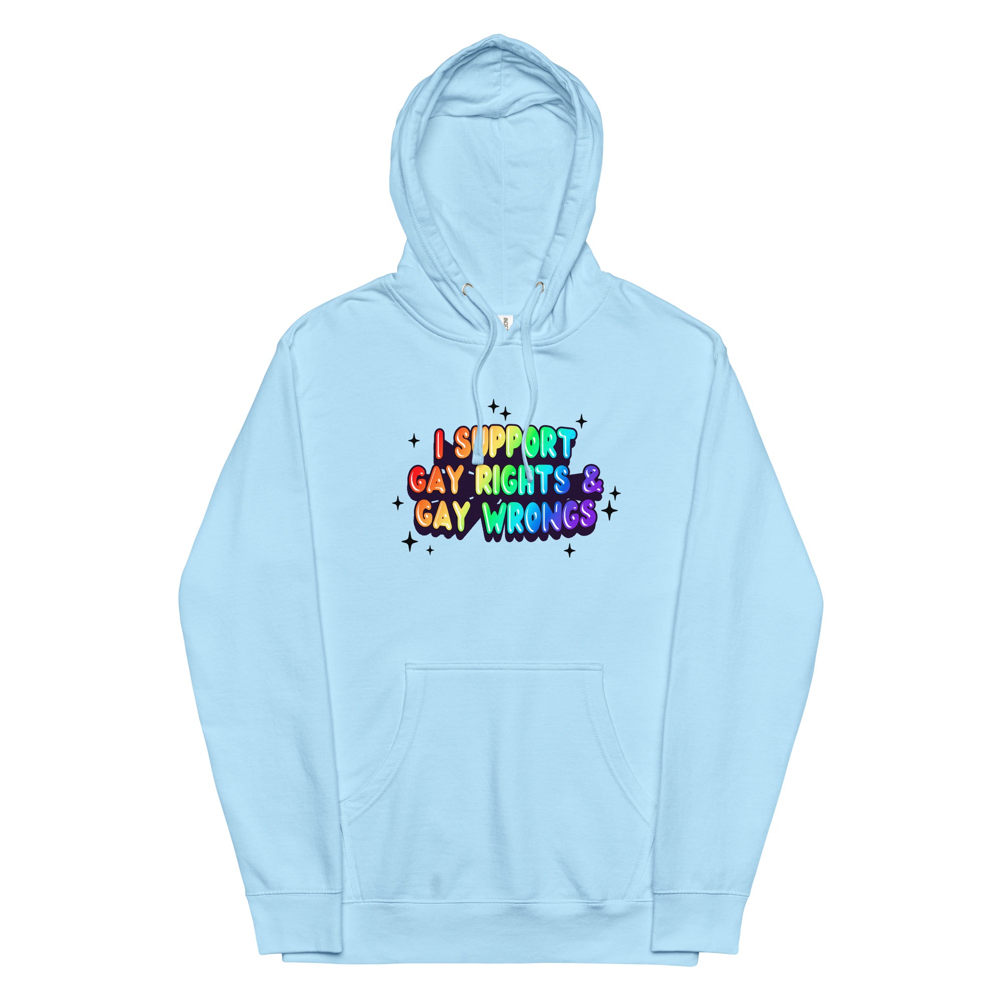 I Support Gay Rights & Gay Wrongs Unisex hoodie