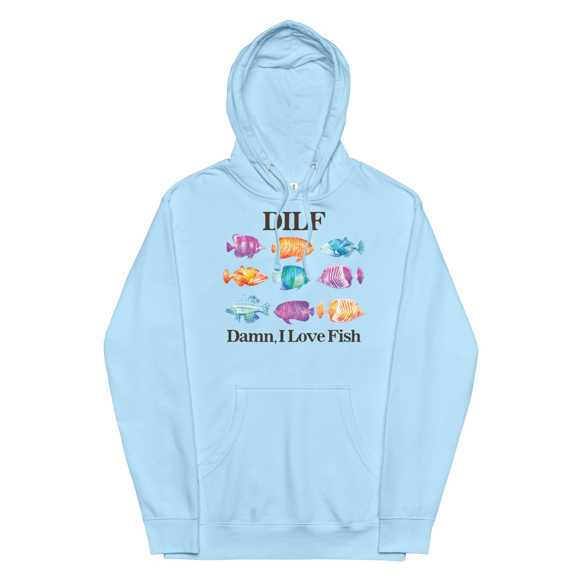 DILF Damn I Love Fish Unisex hoodie