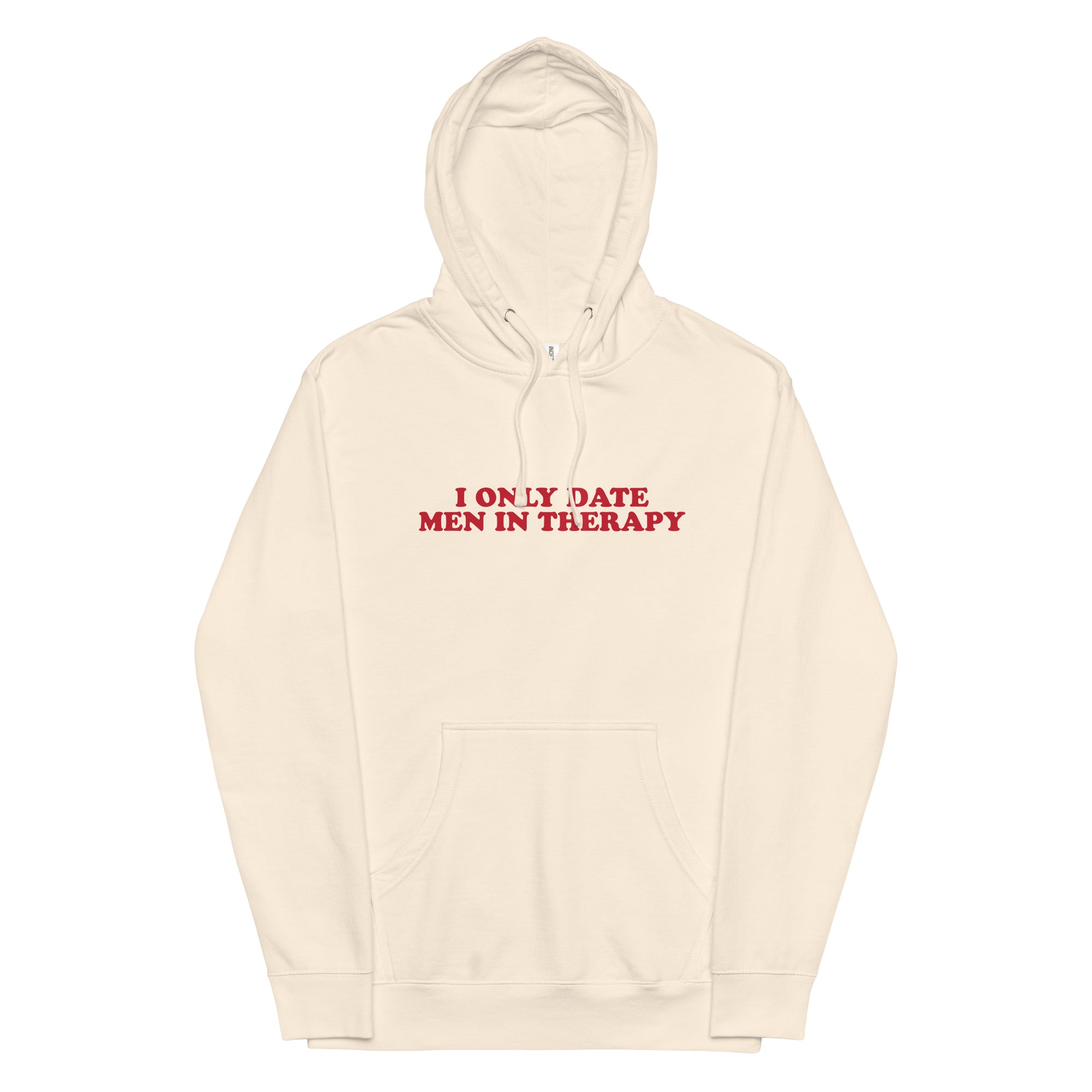 I Only Date Men in Therapy Unisex hoodie