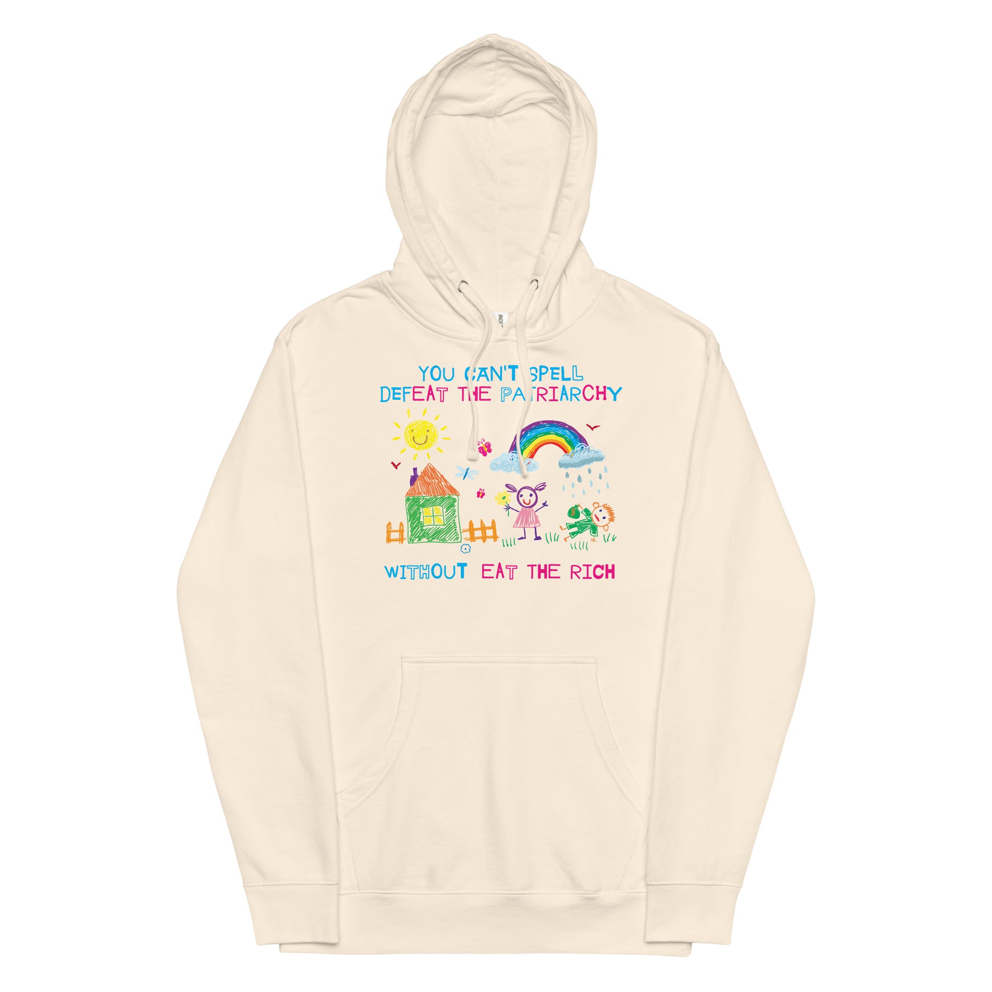 You Can't Spell Defeat the Patriarchy Without Eat the Rich Unisex hoodie