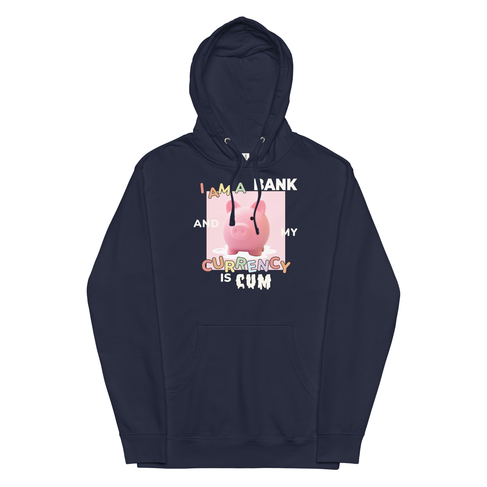 I Am a Bank and My Currency is Cum Unisex hoodie