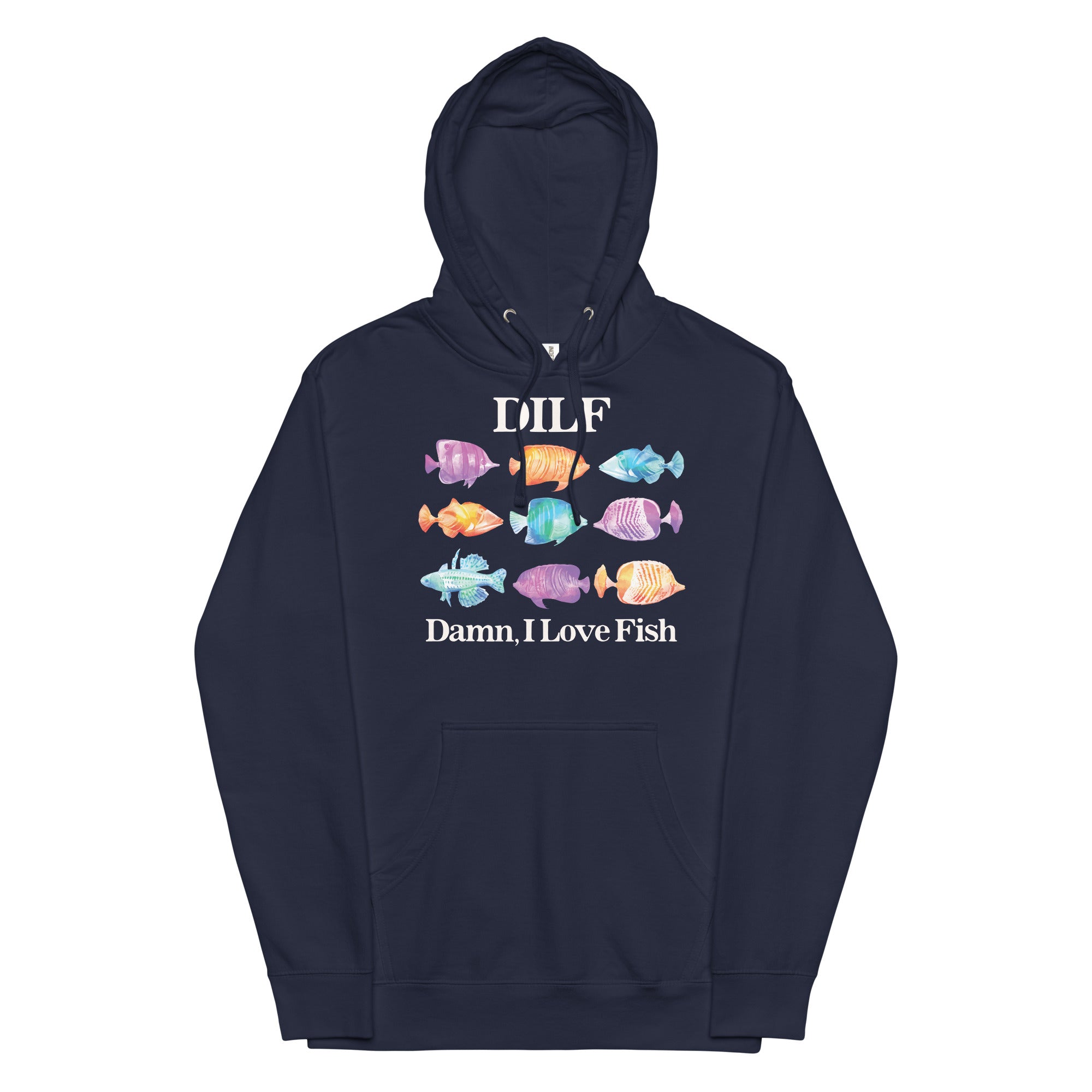 DILF Damn I Love Fish Unisex hoodie