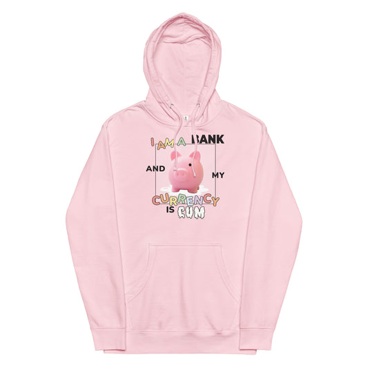 I Am a Bank and My Currency is Cum Unisex hoodie
