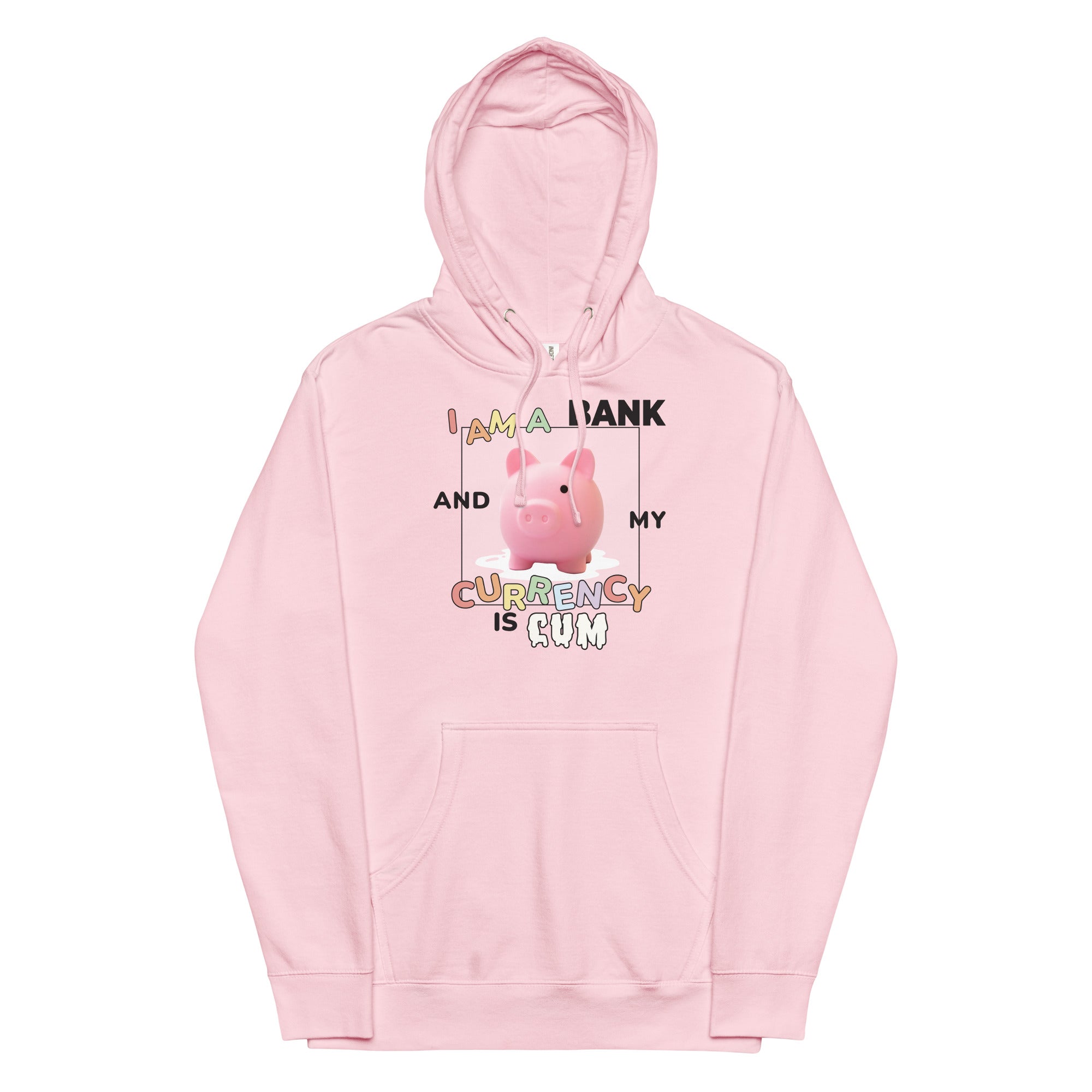 I Am a Bank and My Currency is Cum Unisex hoodie