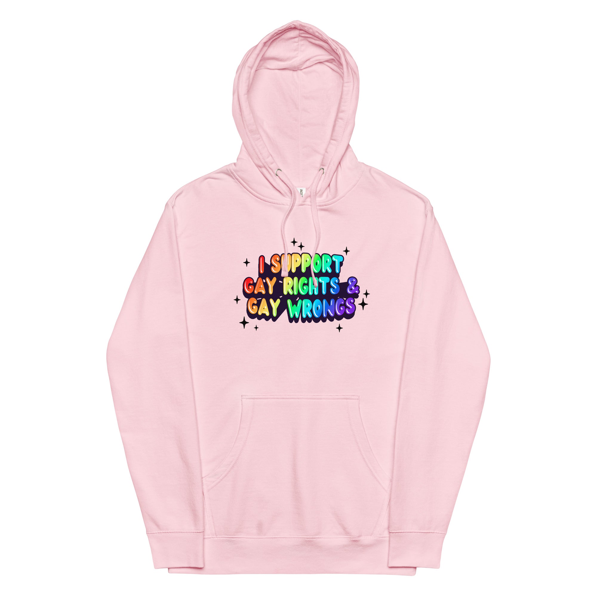 I Support Gay Rights & Gay Wrongs Unisex hoodie