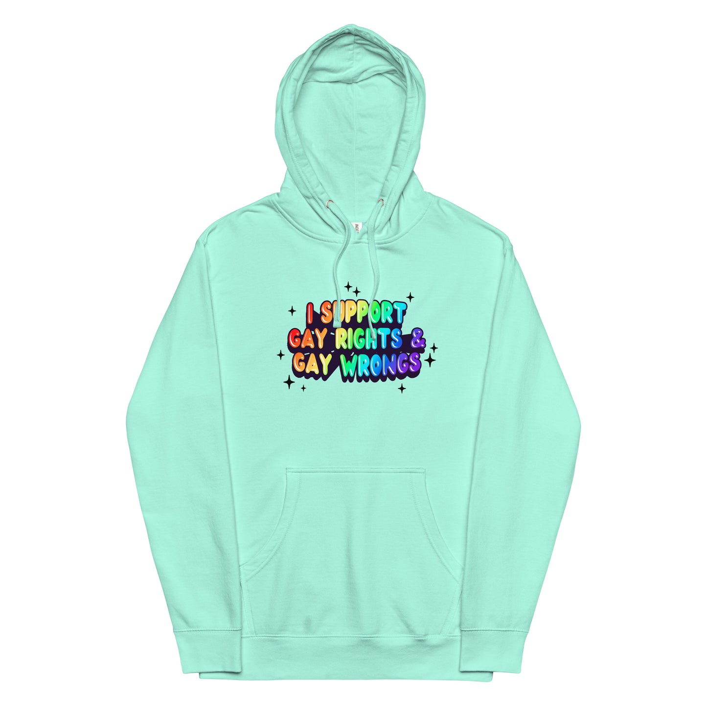I Support Gay Rights & Gay Wrongs Unisex hoodie