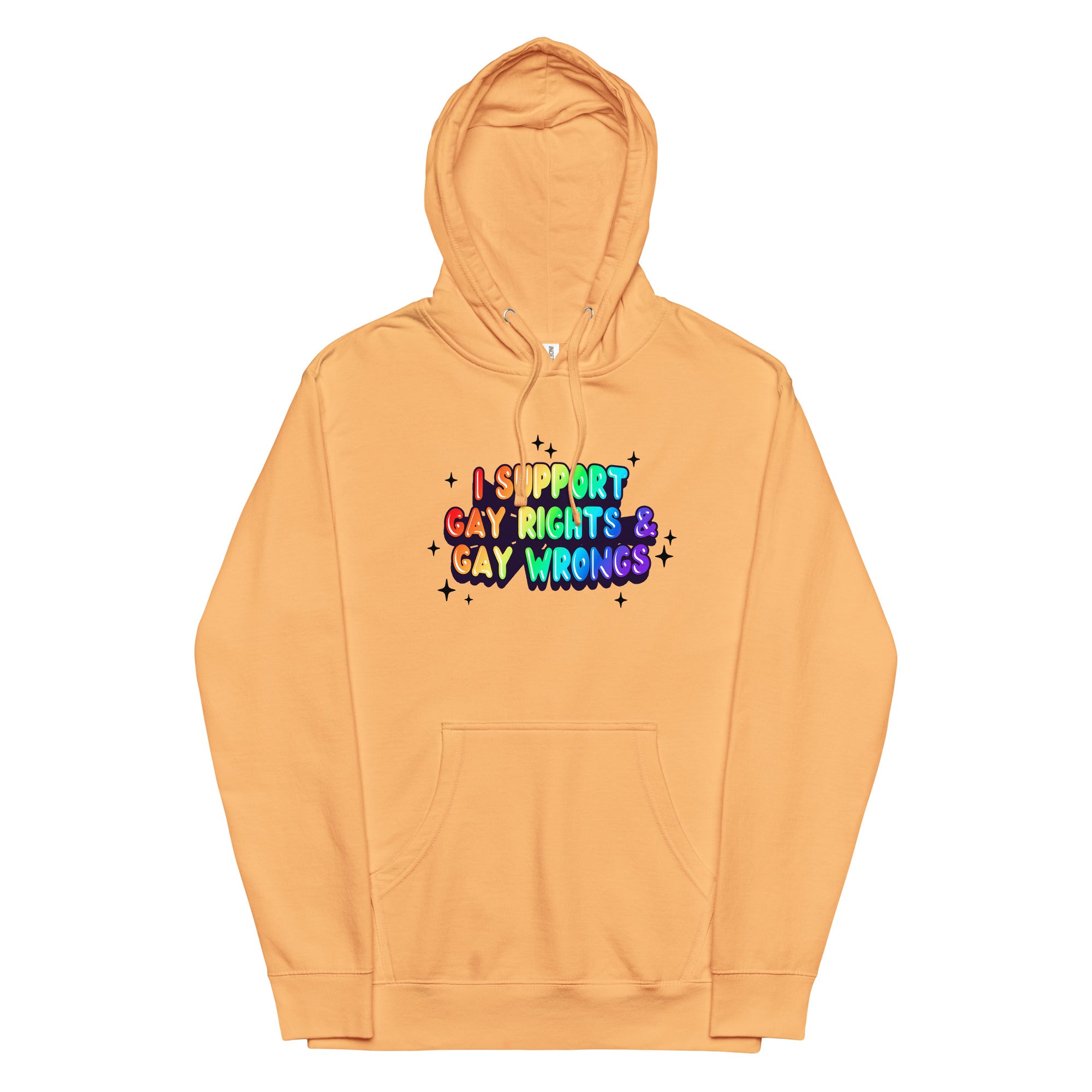 I Support Gay Rights & Gay Wrongs Unisex hoodie