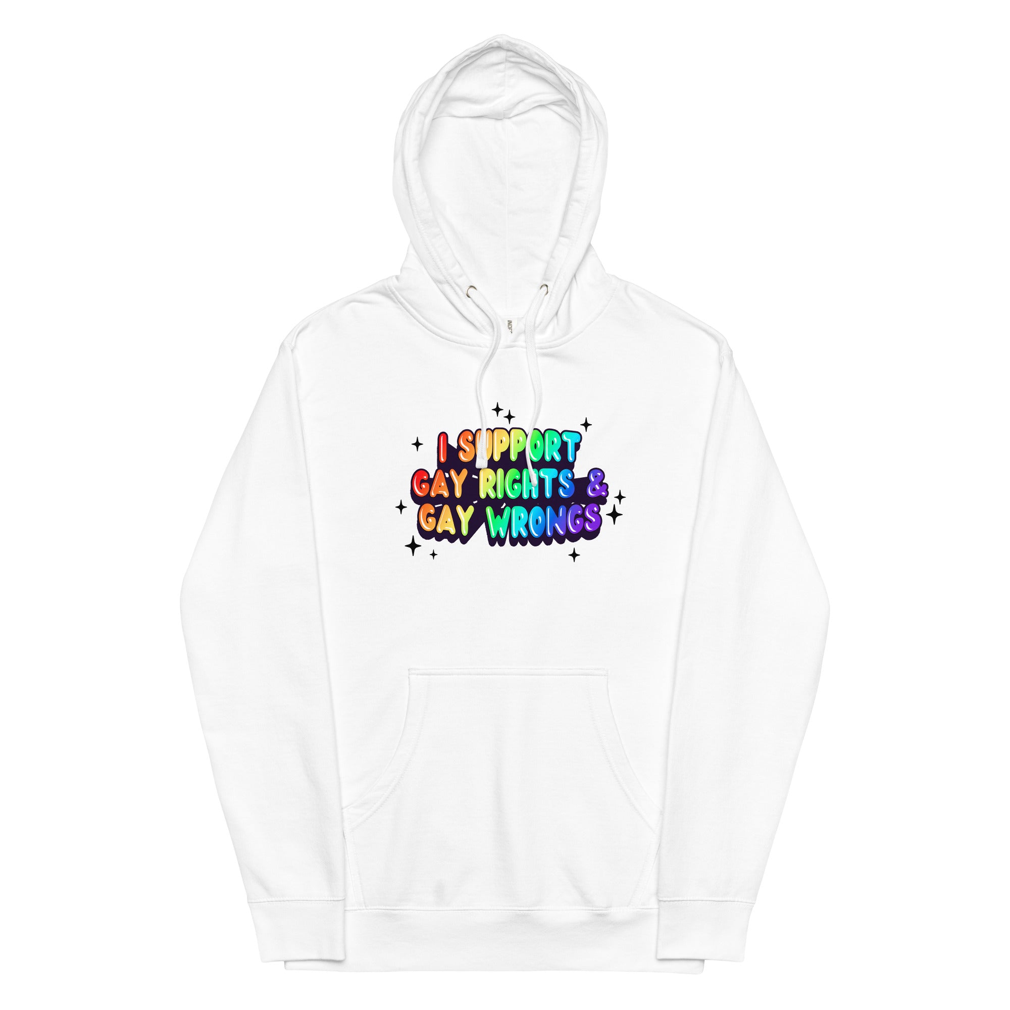 I Support Gay Rights & Gay Wrongs Unisex hoodie