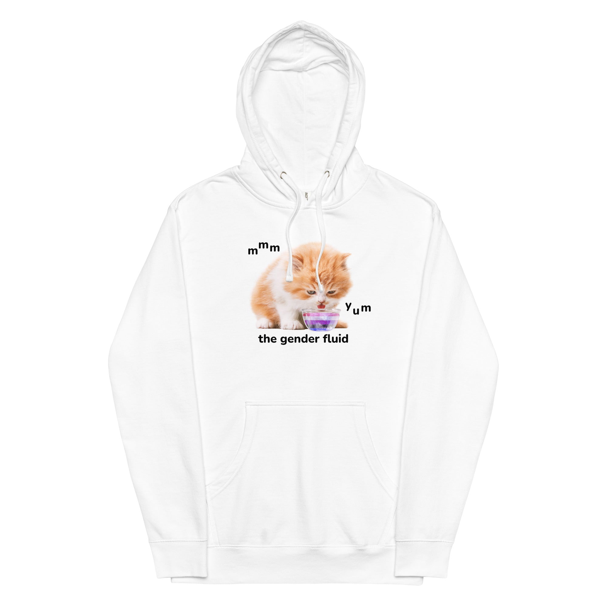 mmm yum the gender fluid Unisex hoodie