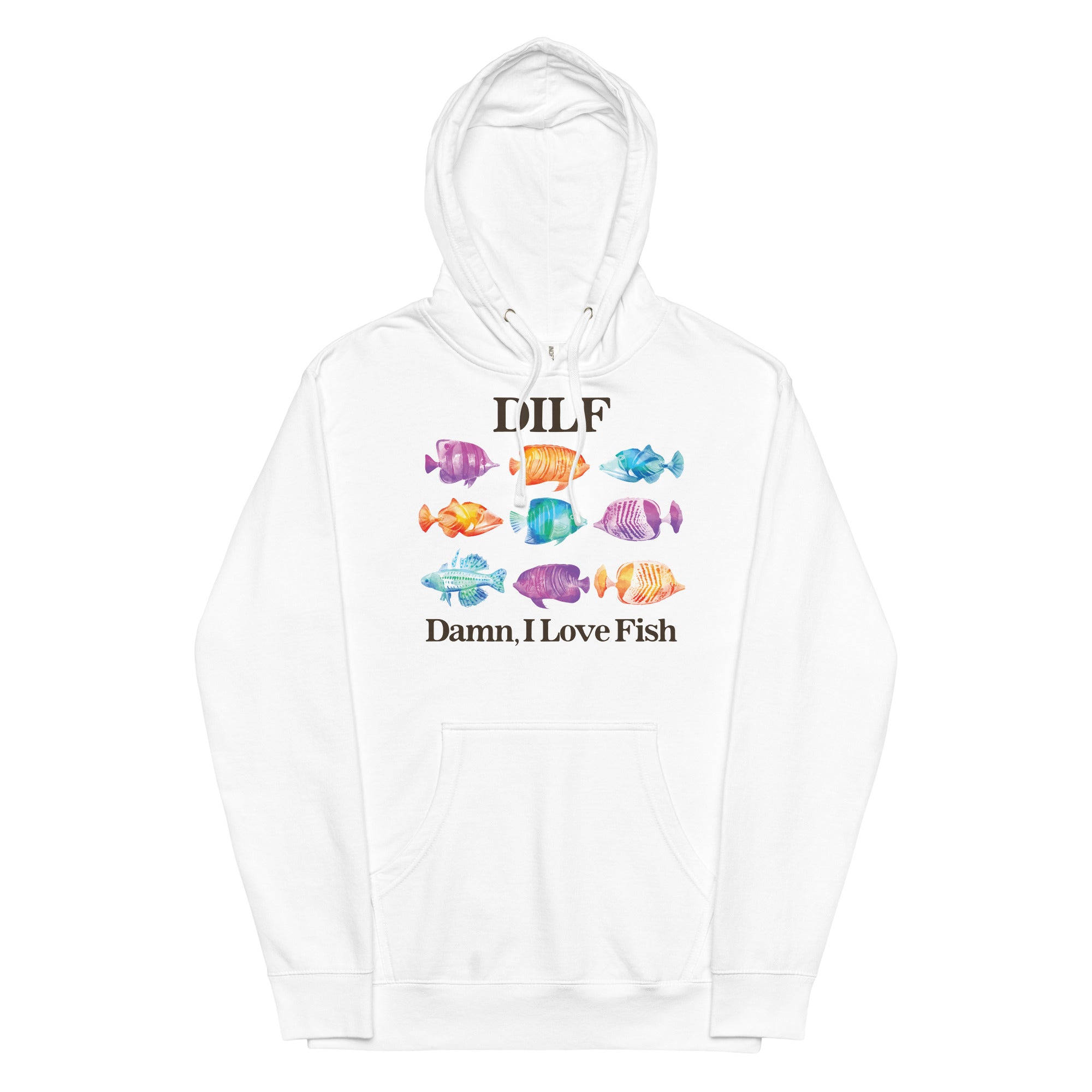 DILF Damn I Love Fish Unisex hoodie