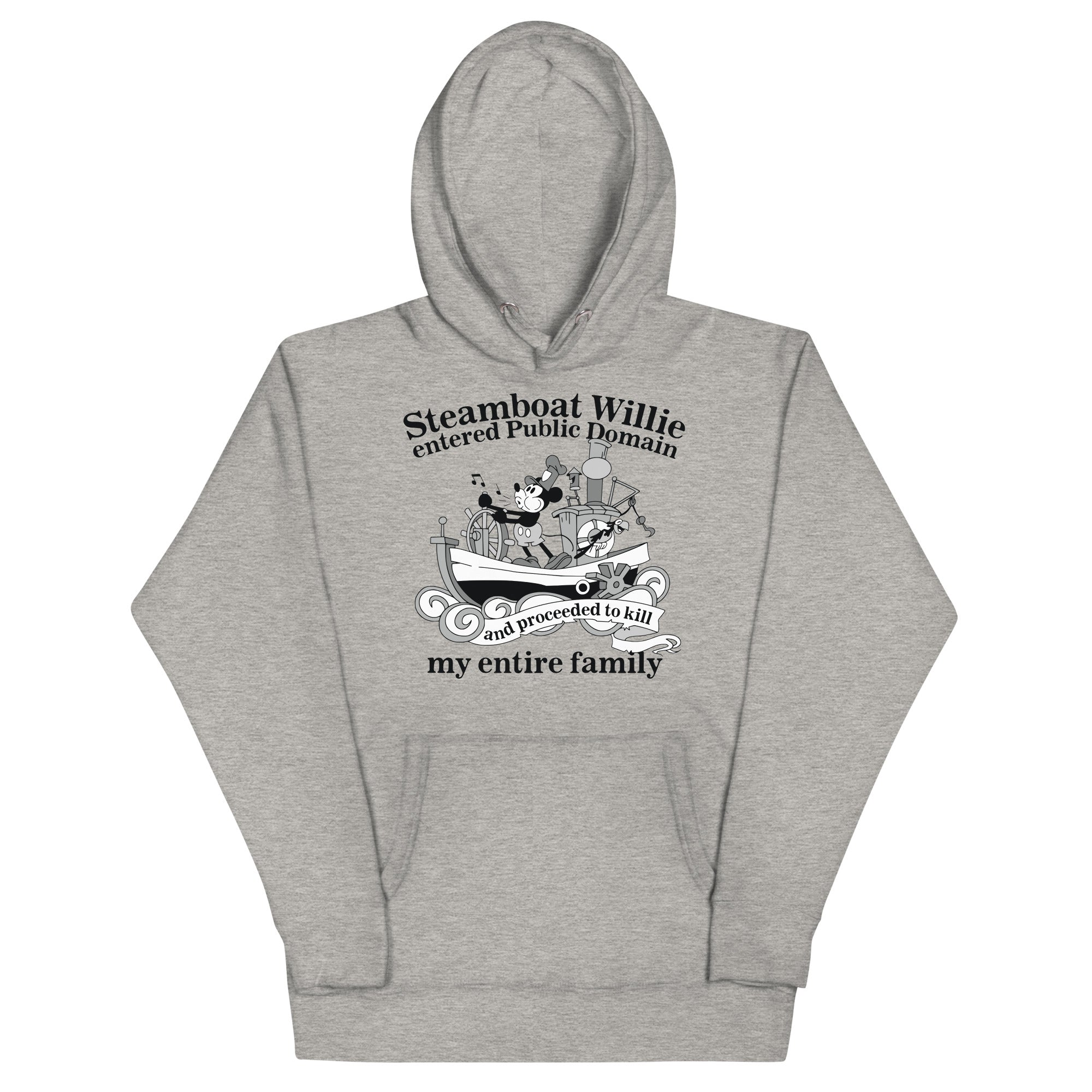 Steamboat Willie Entered Public Domain Unisex Hoodie