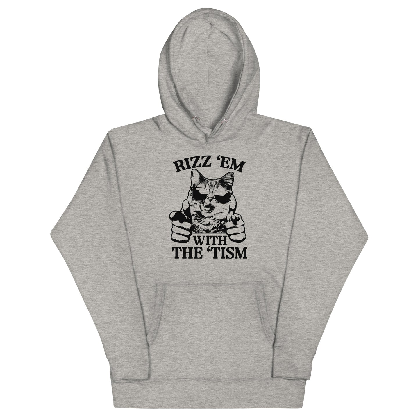 Rizz 'Em With the 'Tism (Cat) Unisex Hoodie