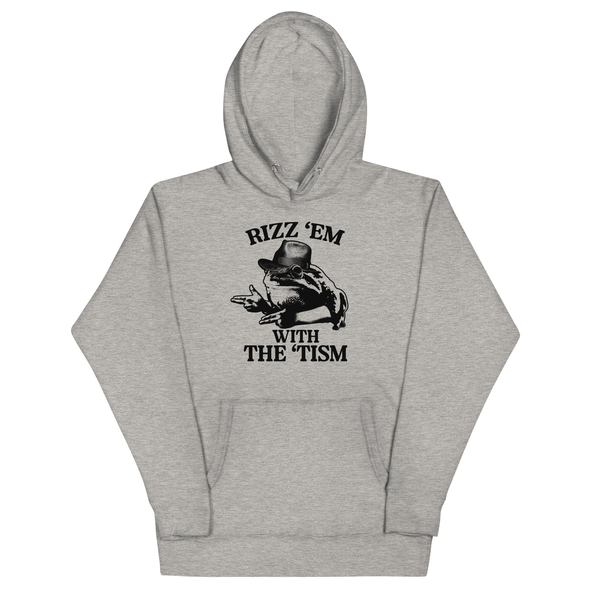 Rizz 'Em With the 'Tism (Frog) Unisex Hoodie