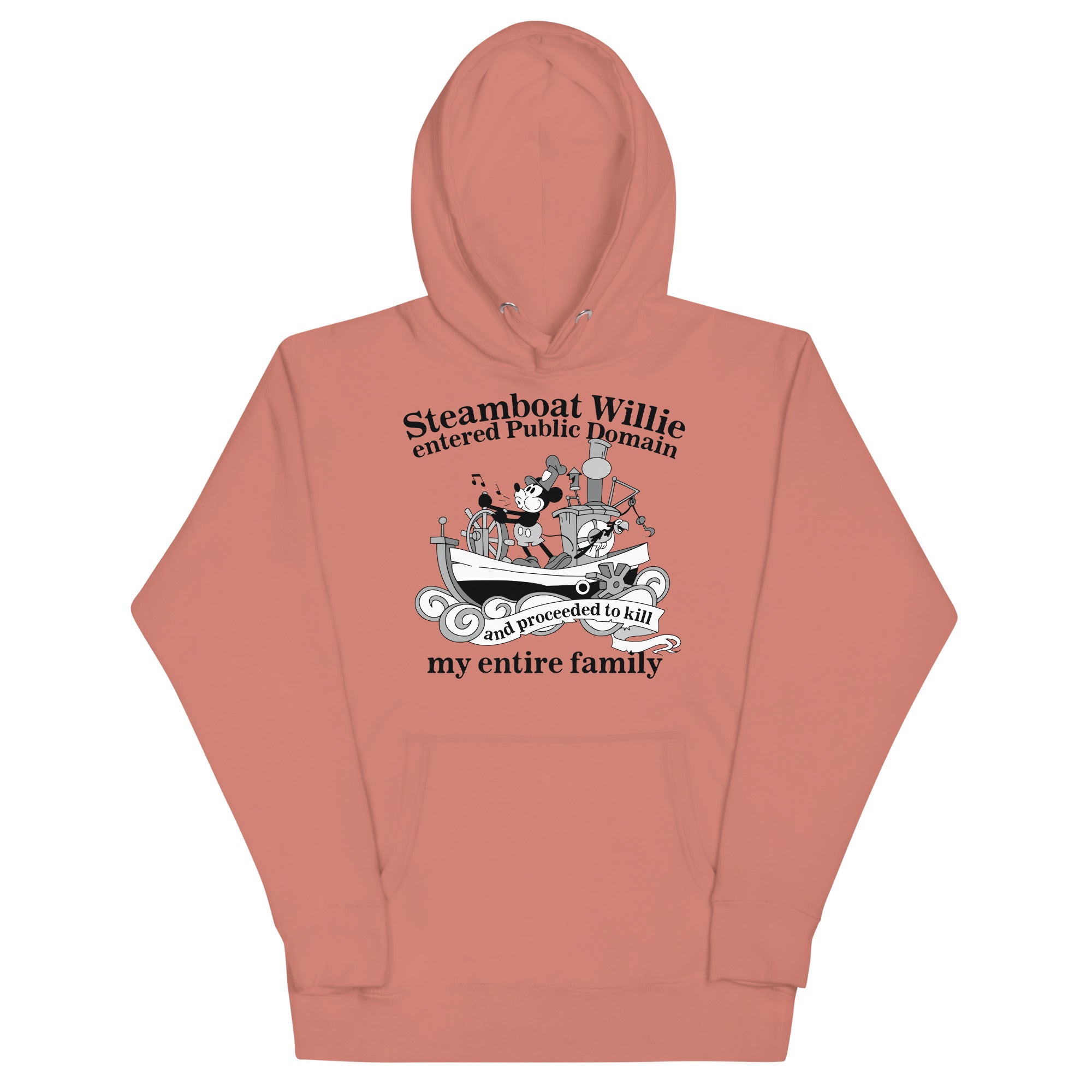 Steamboat Willie Entered Public Domain Unisex Hoodie