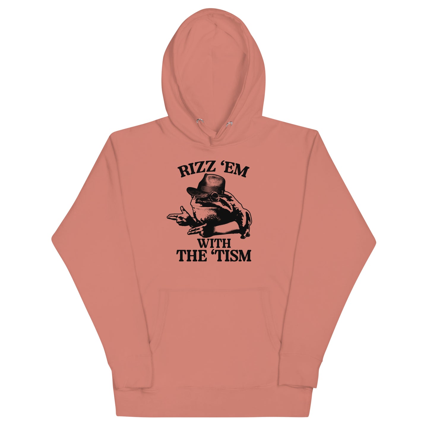 Rizz 'Em With the 'Tism (Frog) Unisex Hoodie