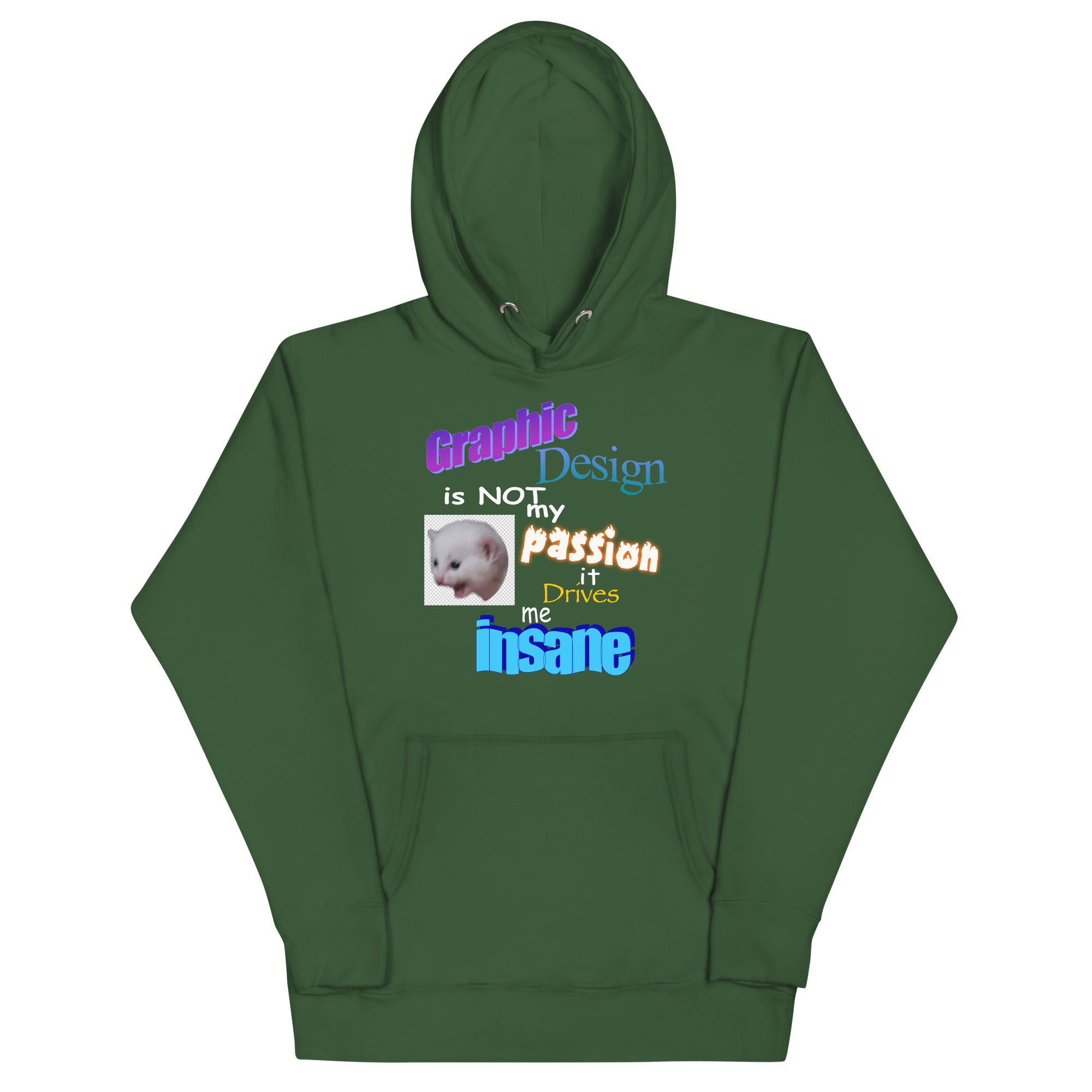 Graphic Design is NOT My Passion Unisex Hoodie