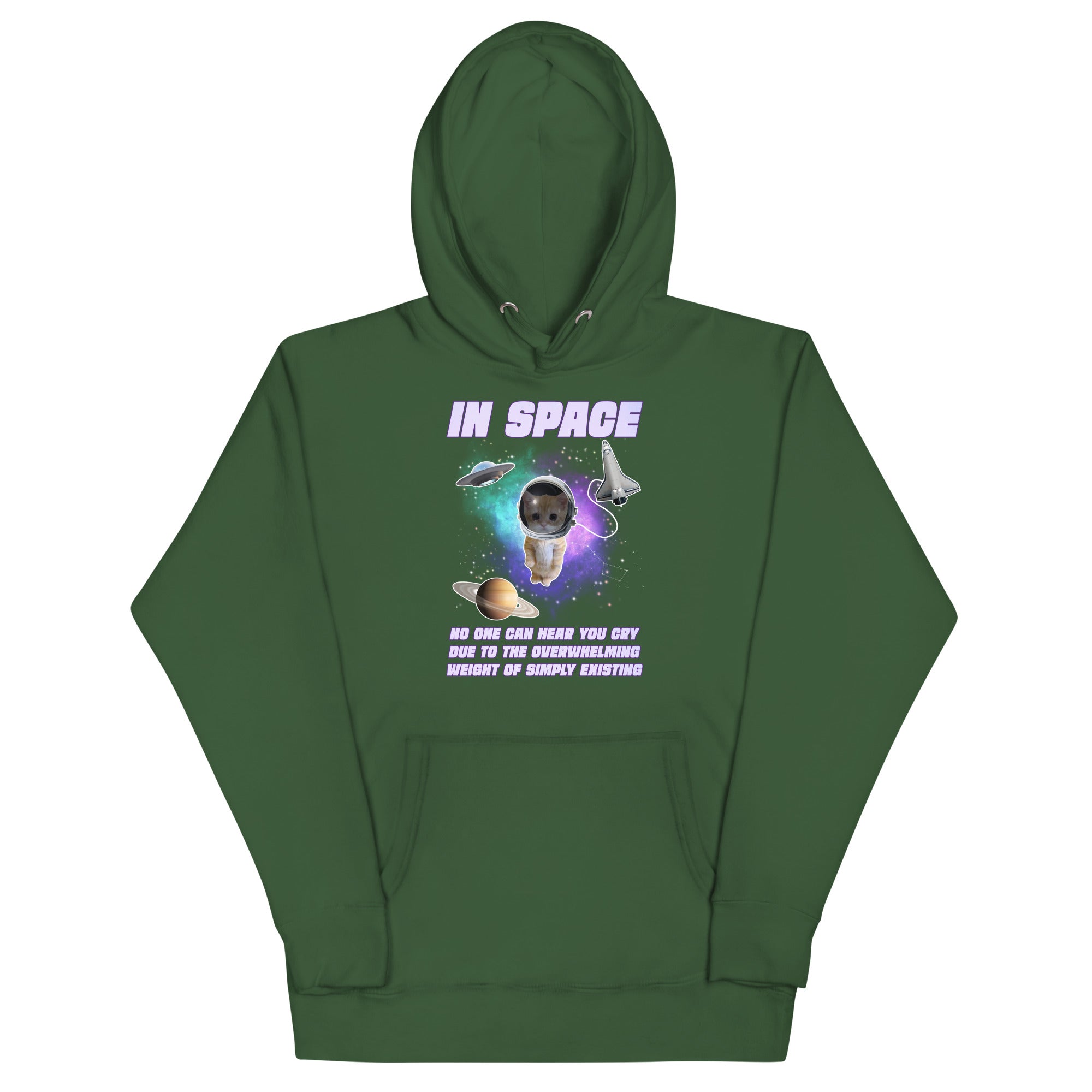 In Space No One Can Hear You Cry Unisex Hoodie