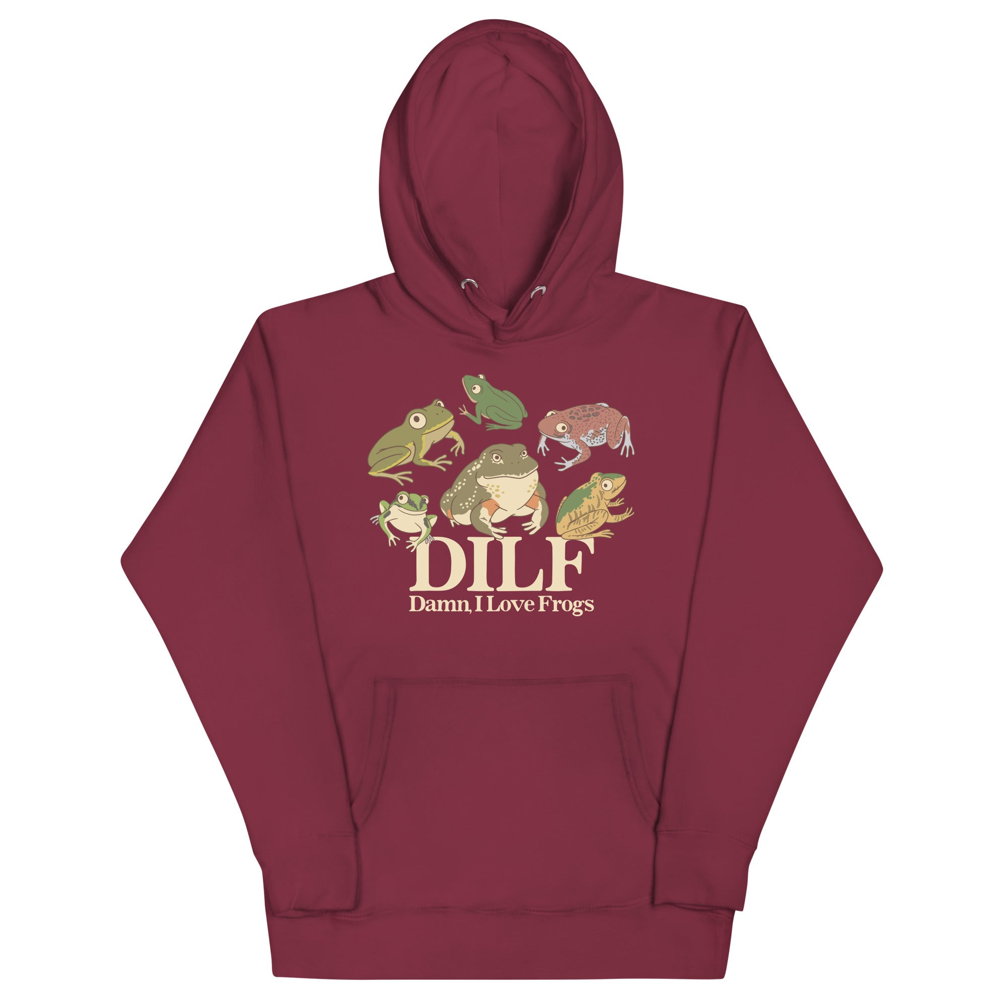 DILF (Damn, I Love Frogs) Unisex Hoodie