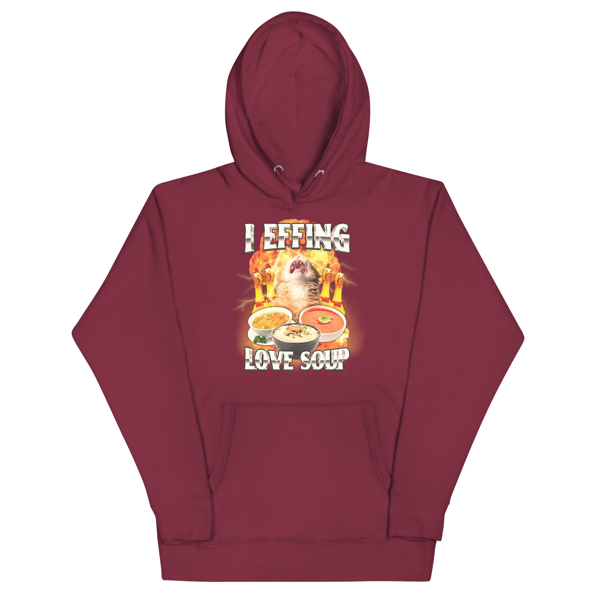 I Effing Love Soup (Clean) Unisex Hoodie