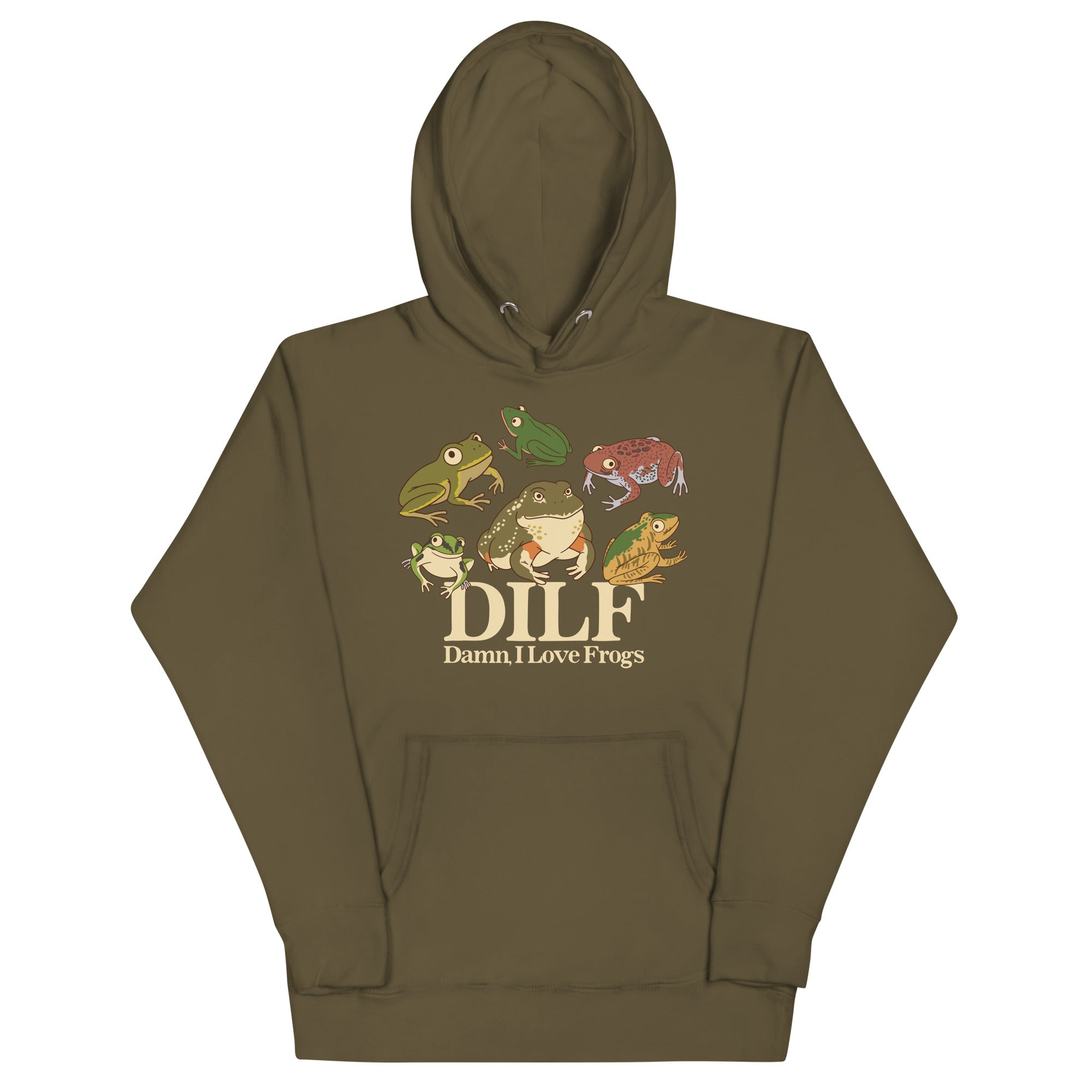 DILF (Damn, I Love Frogs) Unisex Hoodie