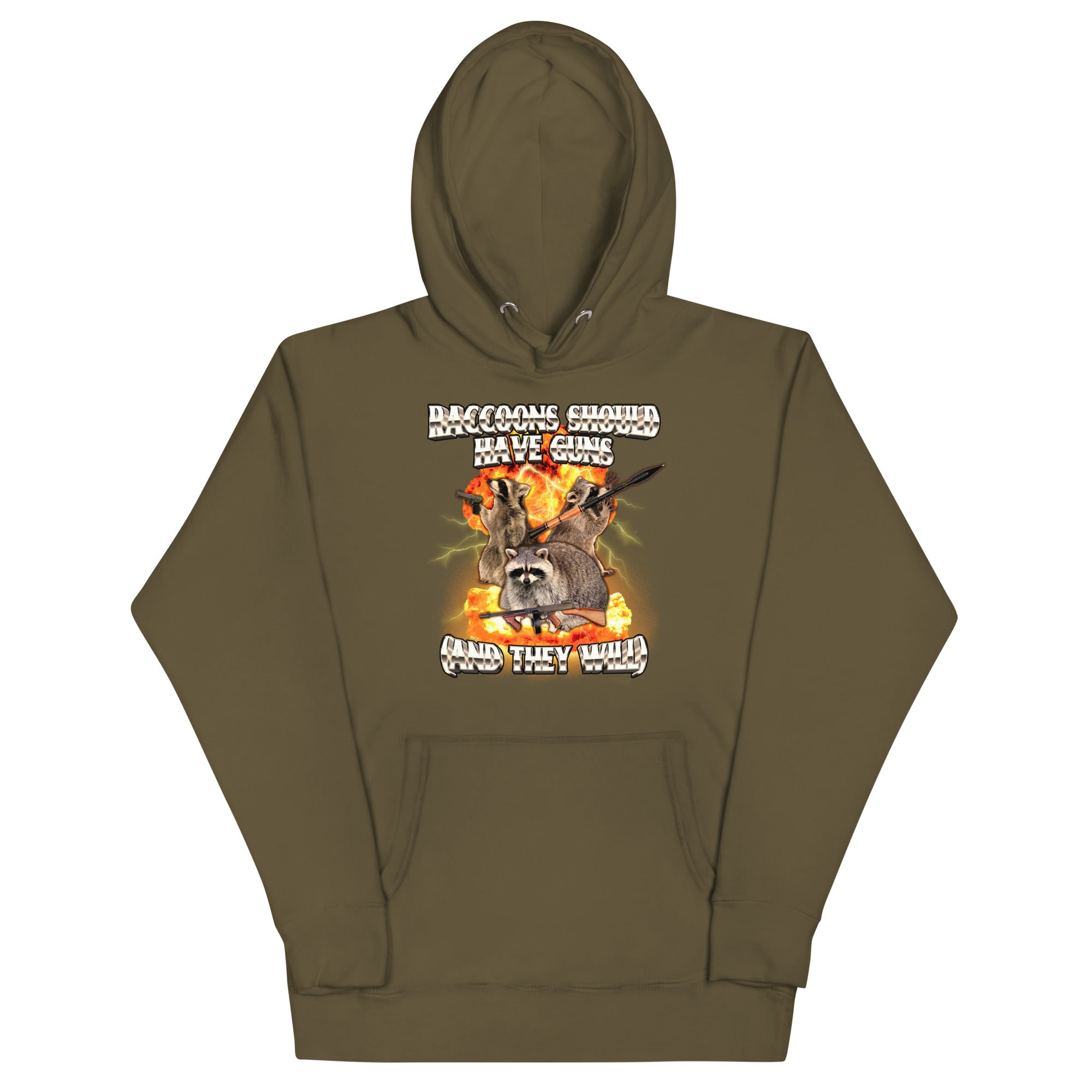 Raccoons Should Have Guns Unisex Hoodie