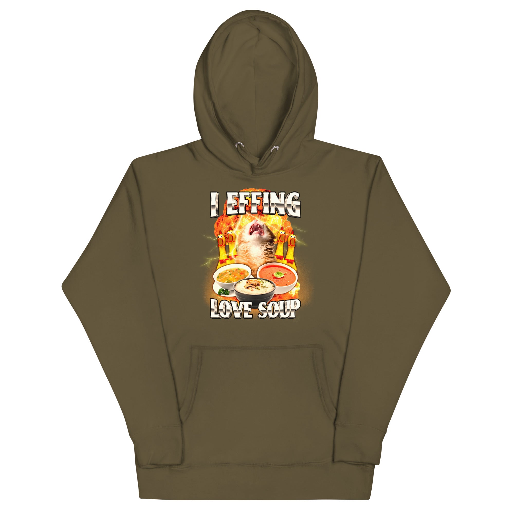 I Effing Love Soup (Clean) Unisex Hoodie