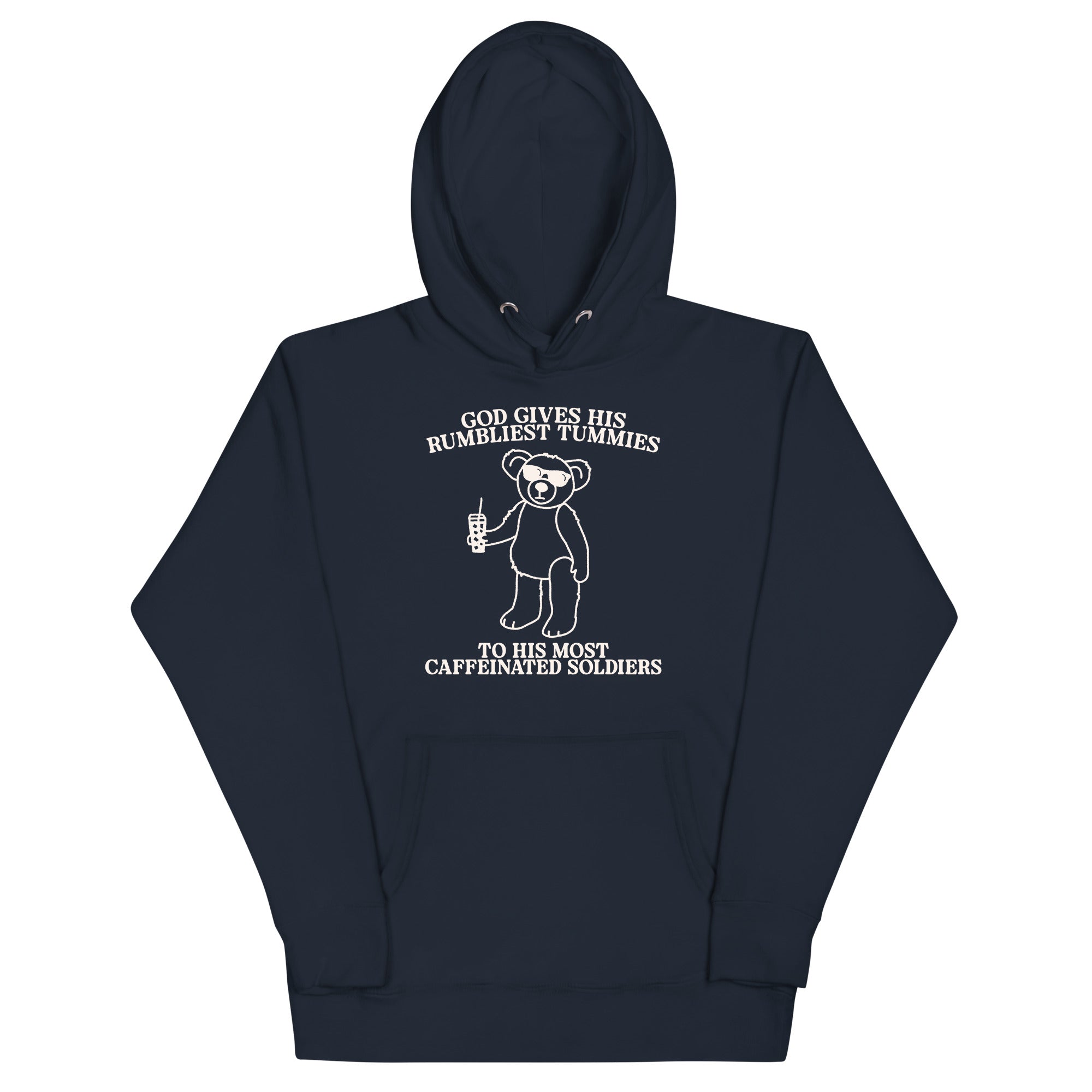 Rumbliest Tummies (Caffeinated Soldiers) Unisex Hoodie