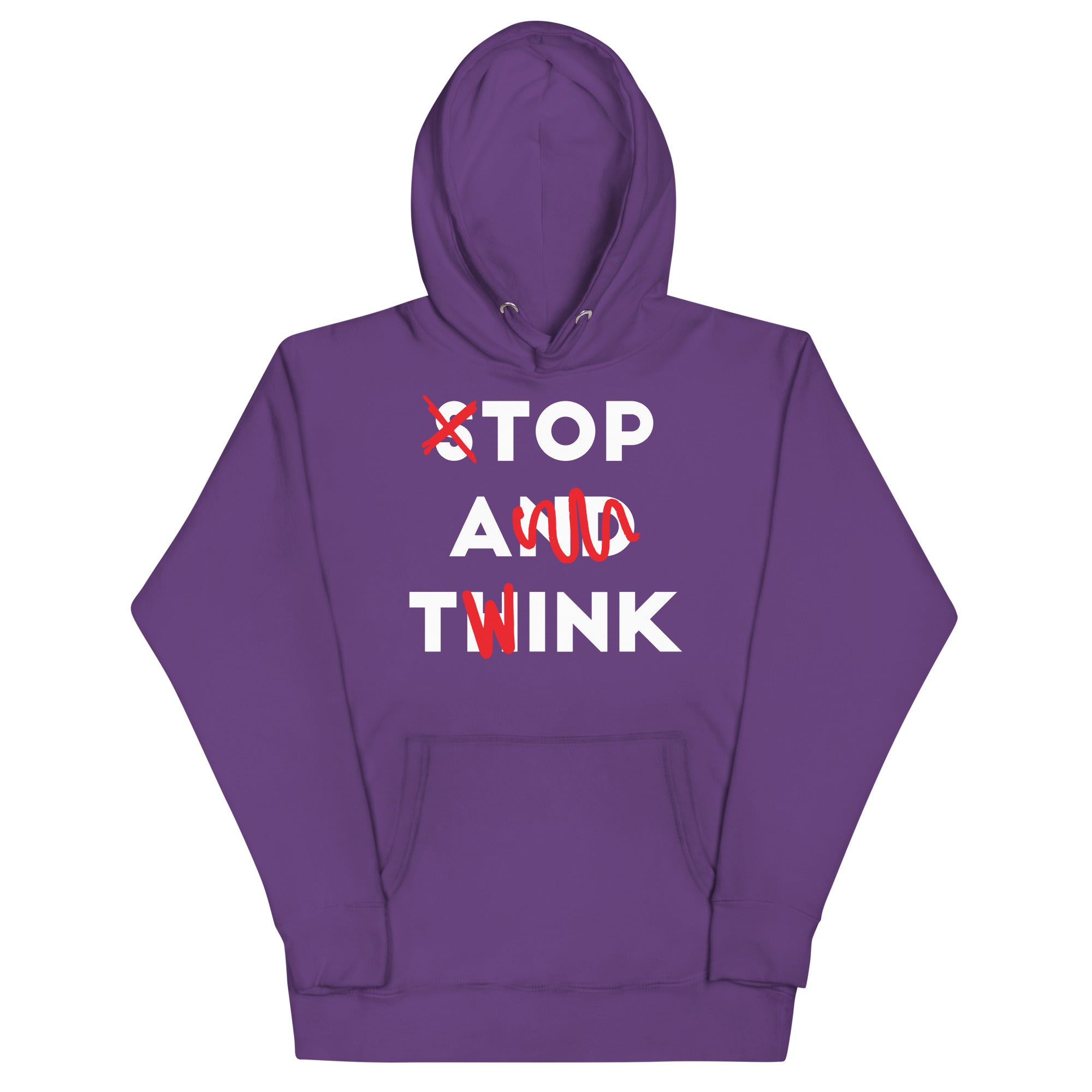 Top a Twink (Stop And Think) Unisex Hoodie