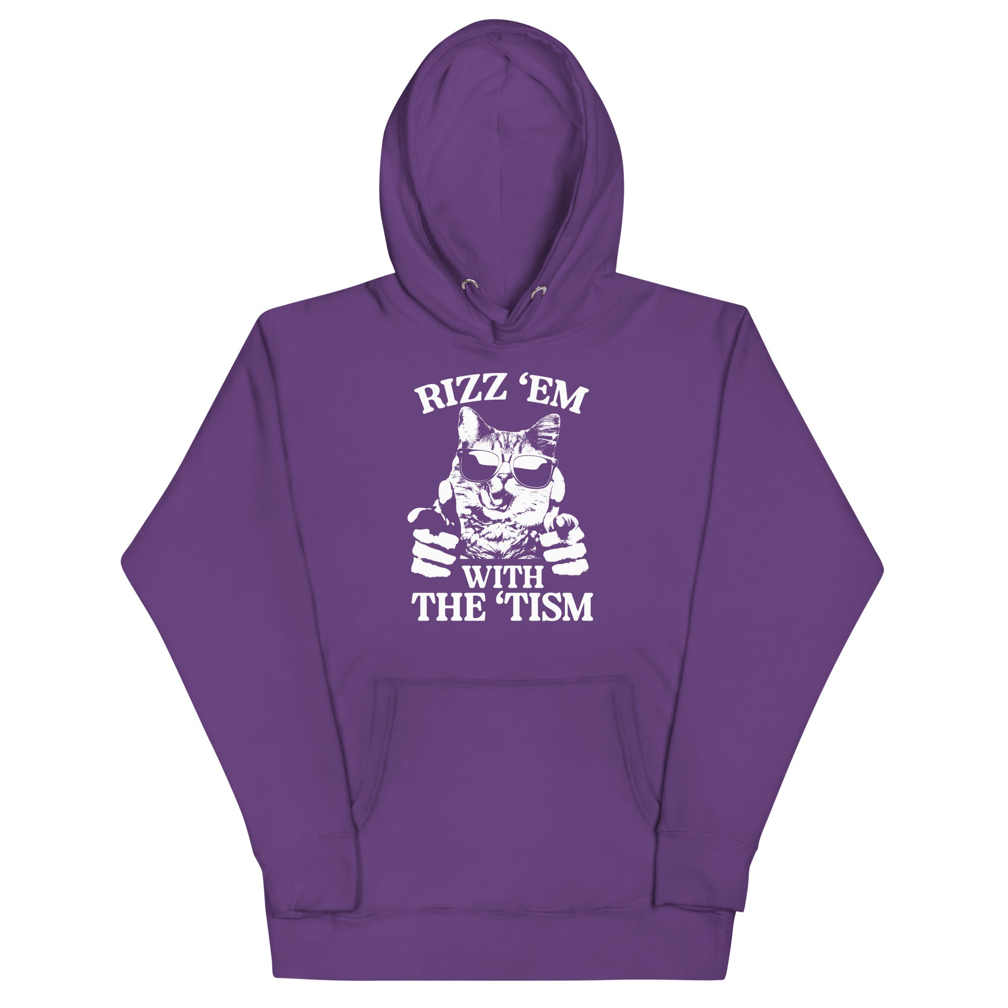 Rizz 'Em With the 'Tism (Cat) Unisex Hoodie