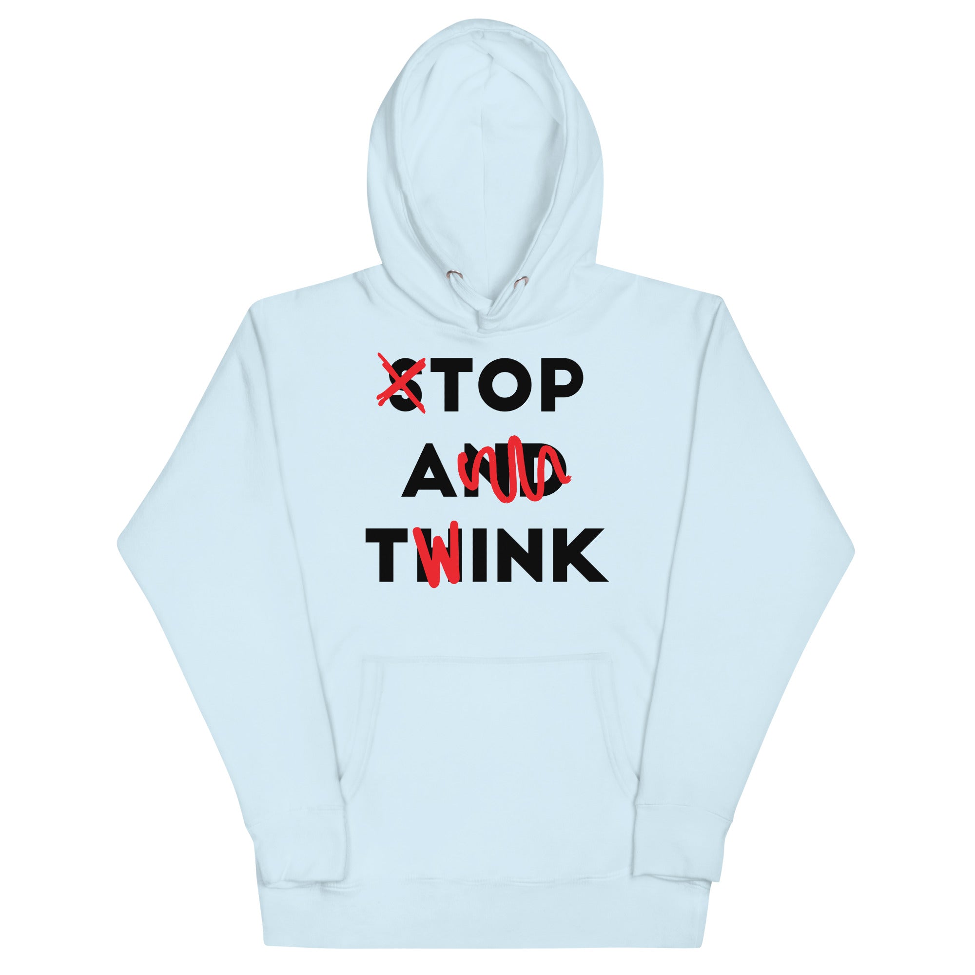 Top a Twink (Stop And Think) Unisex Hoodie