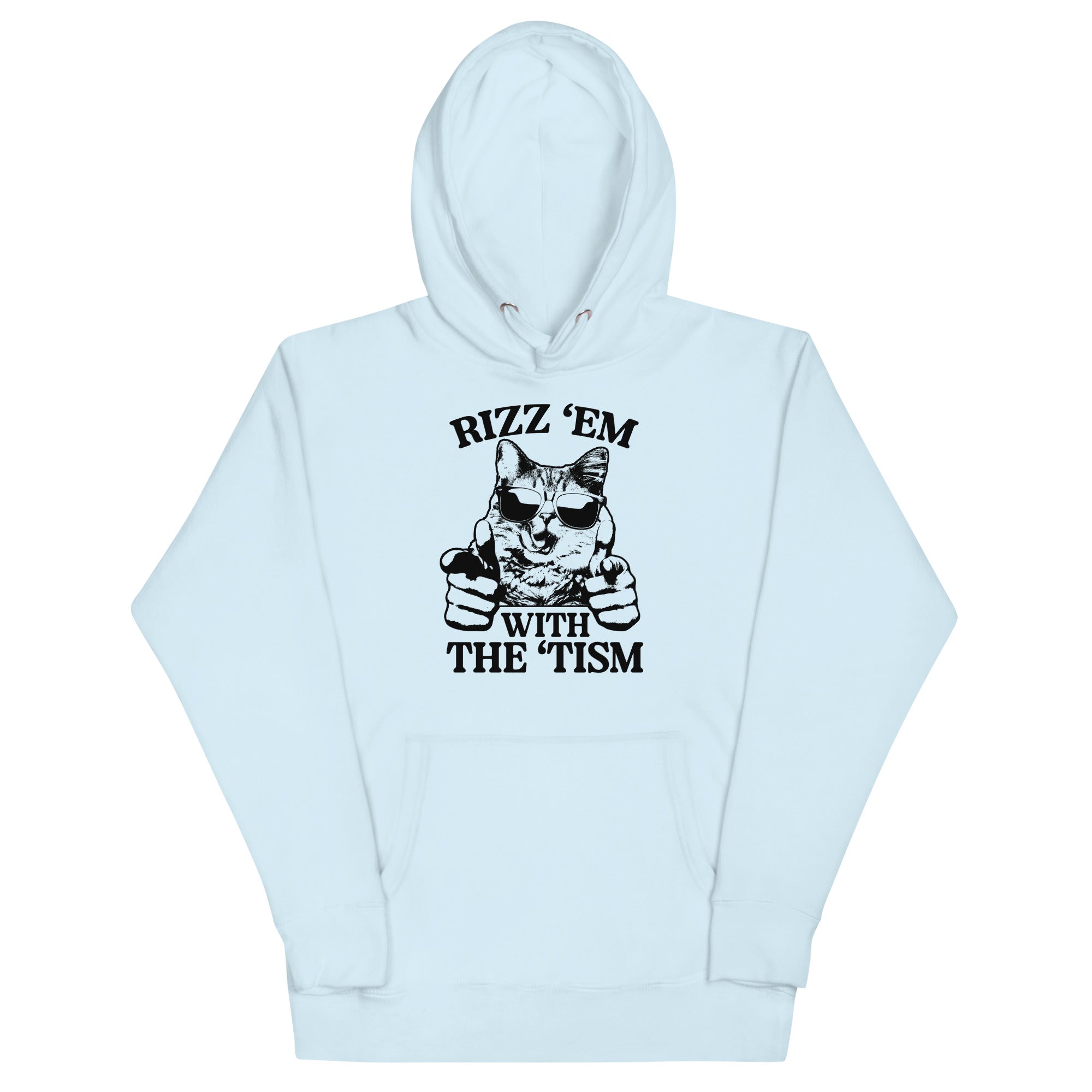 Rizz 'Em With the 'Tism (Cat) Unisex Hoodie