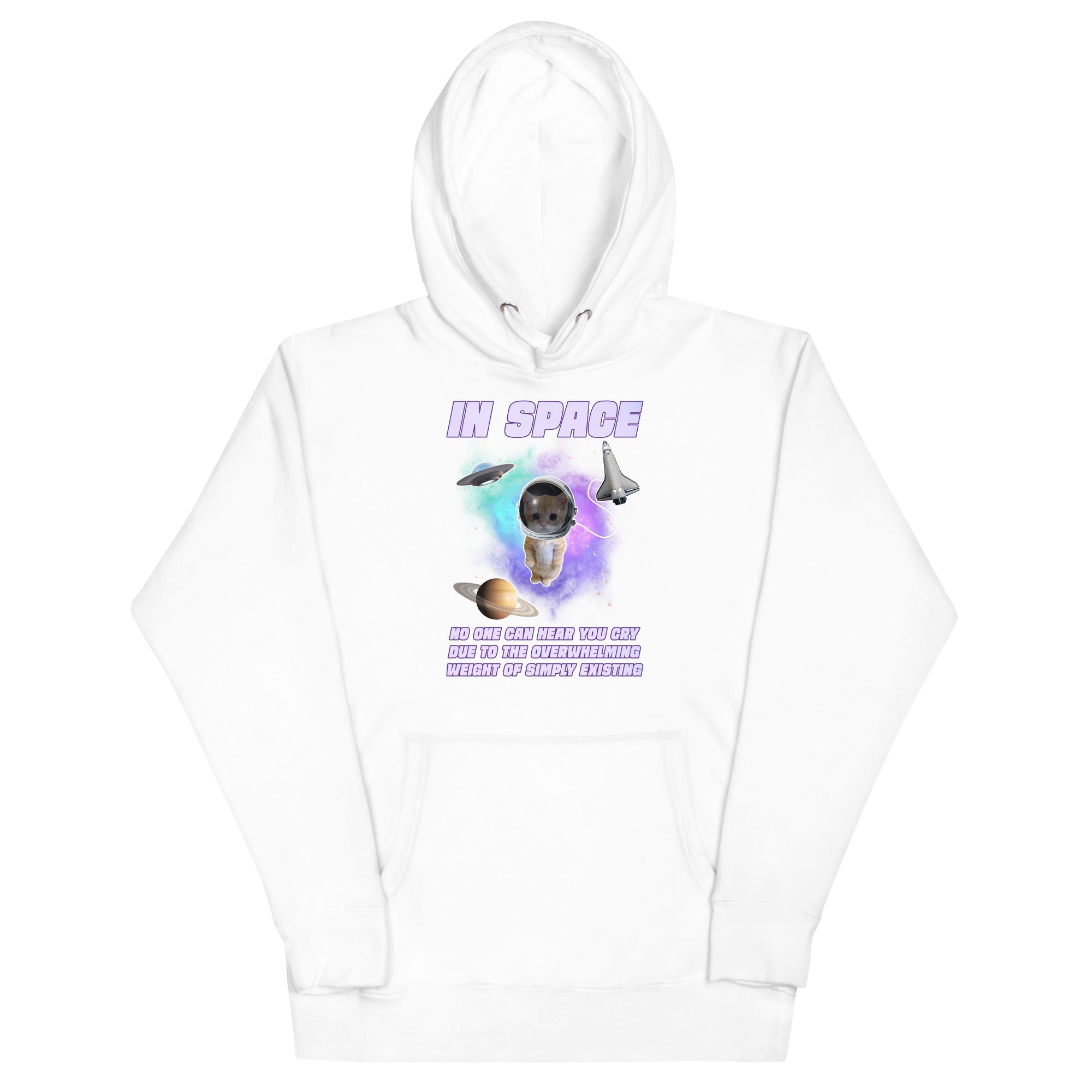 In Space No One Can Hear You Cry Unisex Hoodie