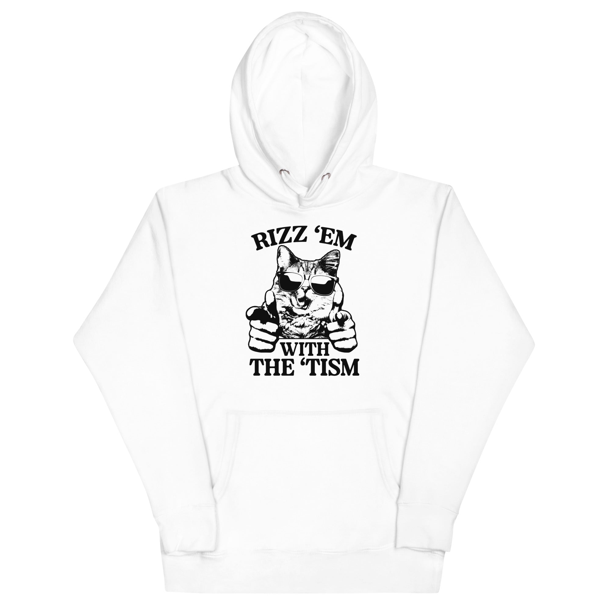 Rizz 'Em With the 'Tism (Cat) Unisex Hoodie