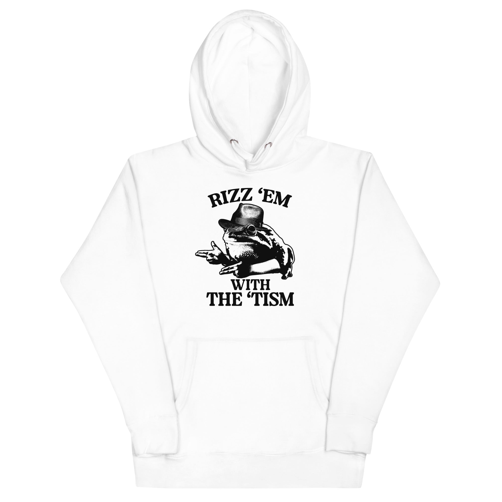 Rizz 'Em With the 'Tism (Frog) Unisex Hoodie