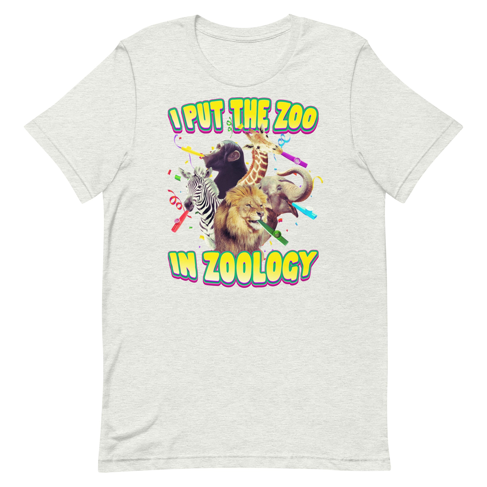 I Put the Zoo in Zoology (Kazoo) Unisex t-shirt