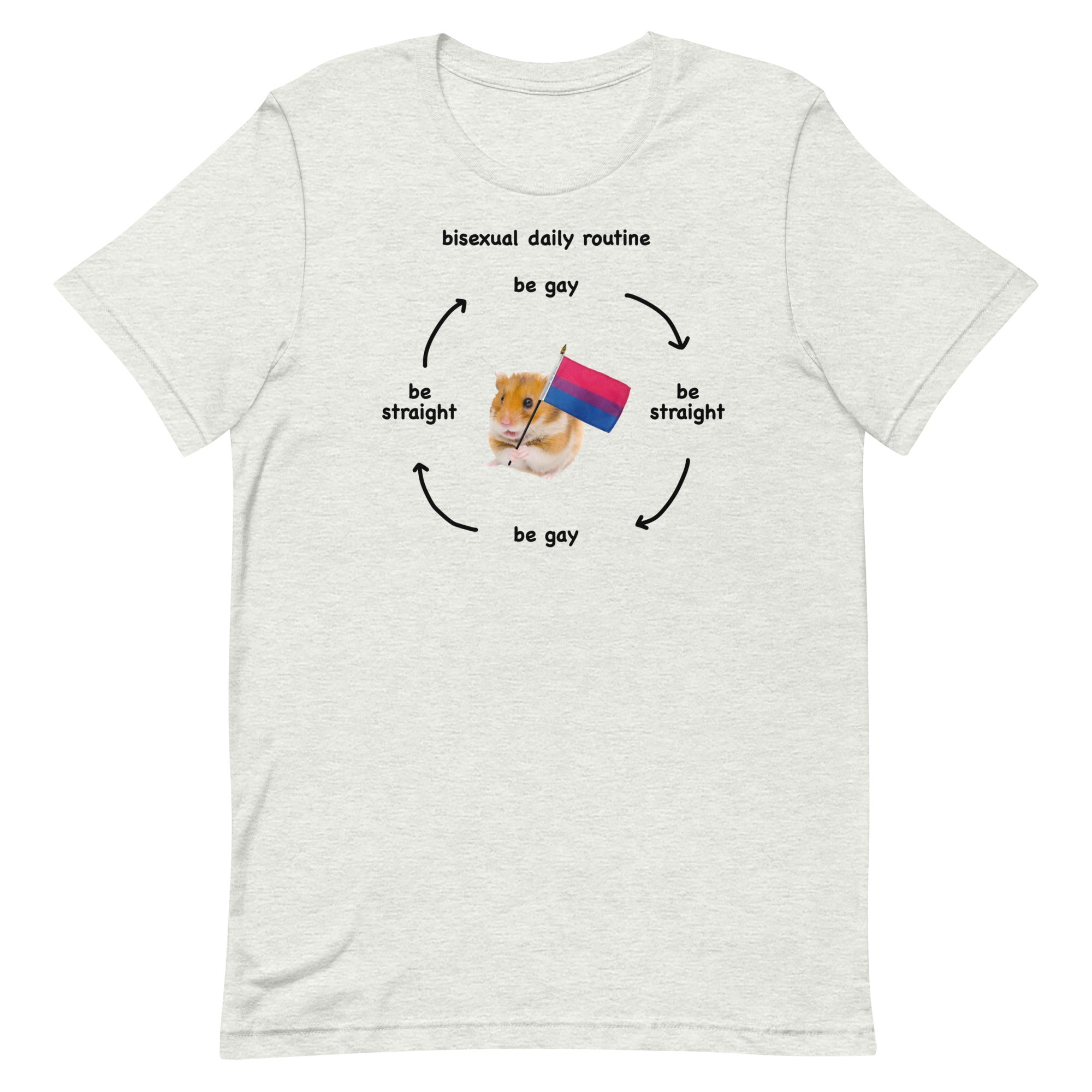 Bisexual Daily Routine Unisex t-shirt