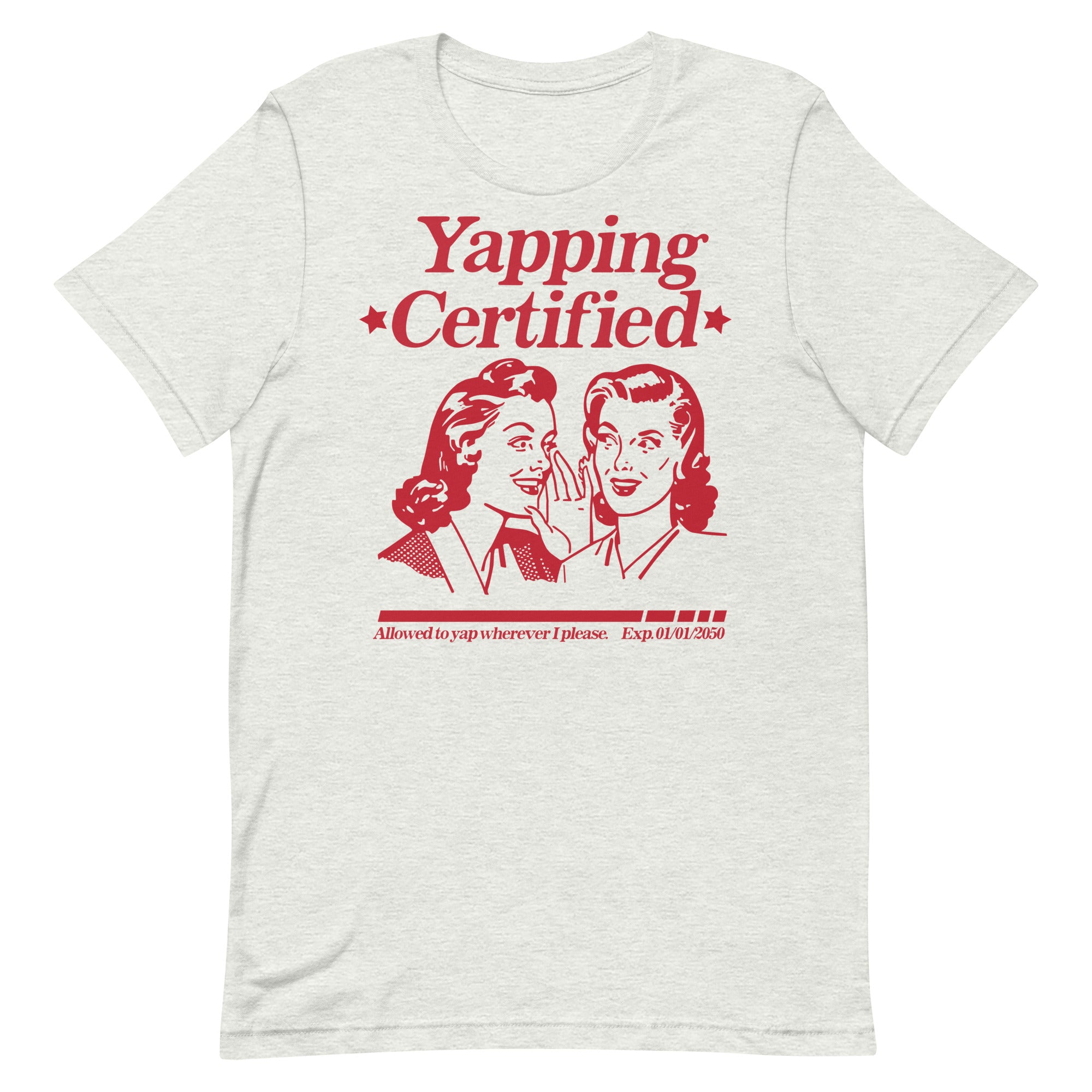 Yapping Certified Unisex t-shirt