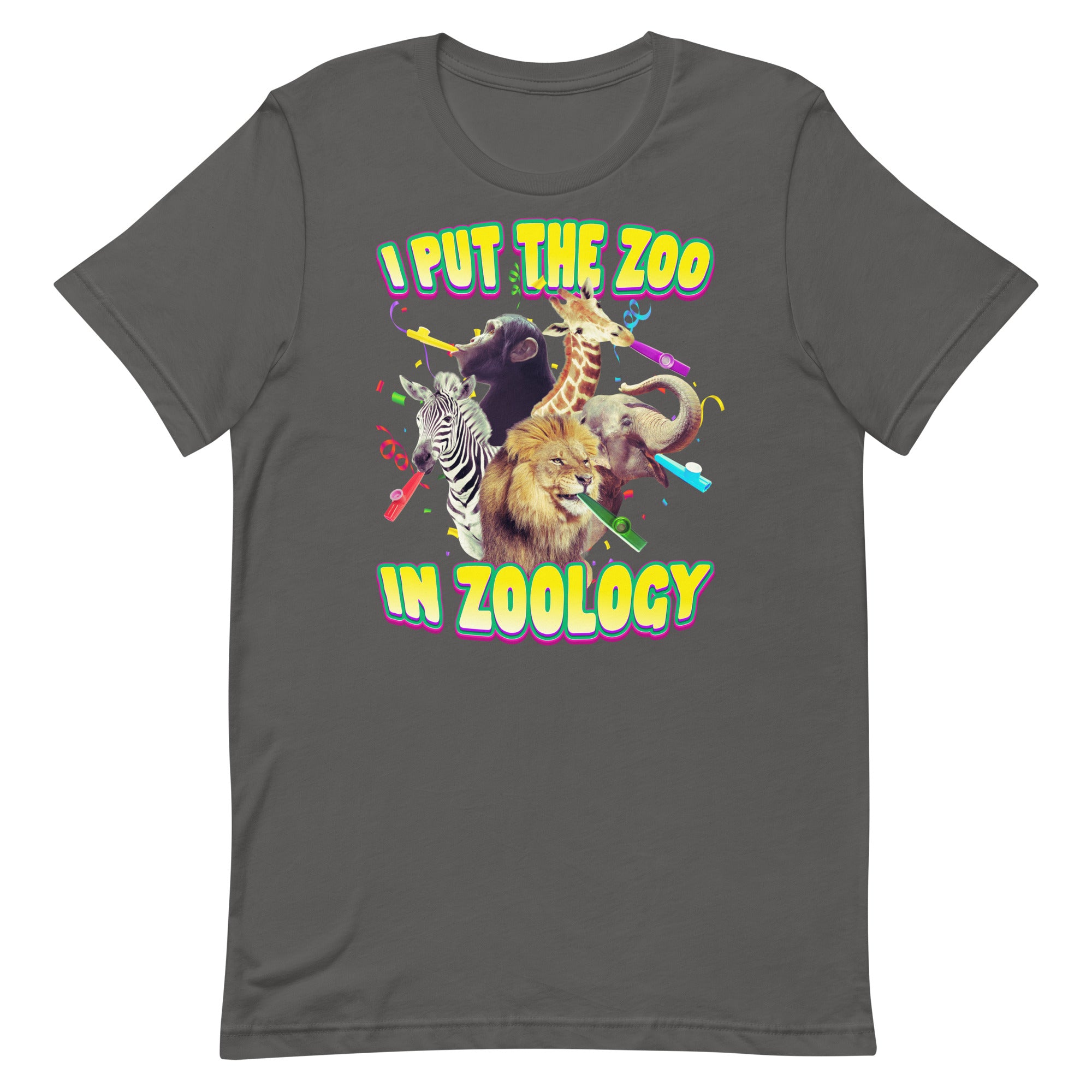 I Put the Zoo in Zoology (Kazoo) Unisex t-shirt