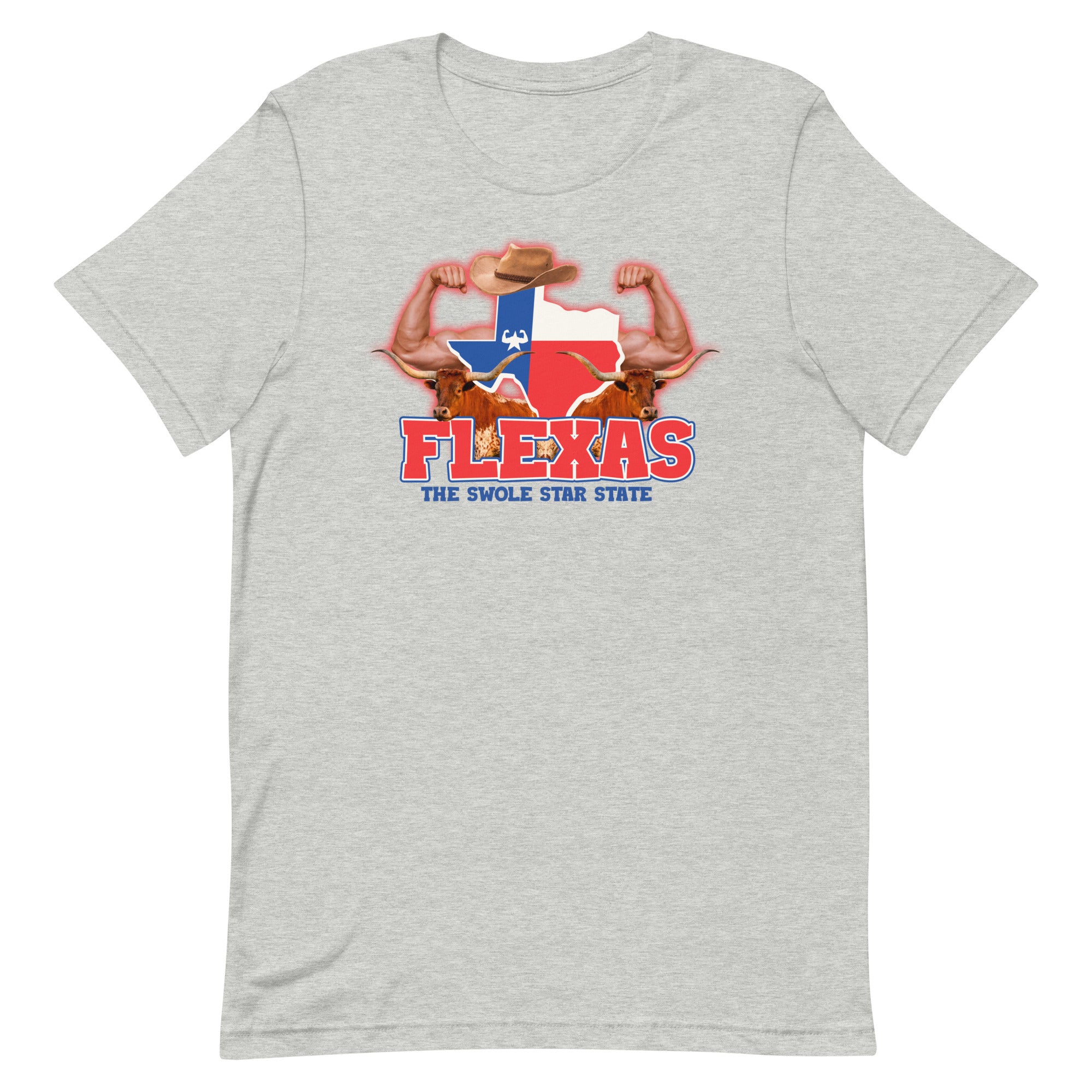 Flexas (The Swole Star State) Unisex t-shirt