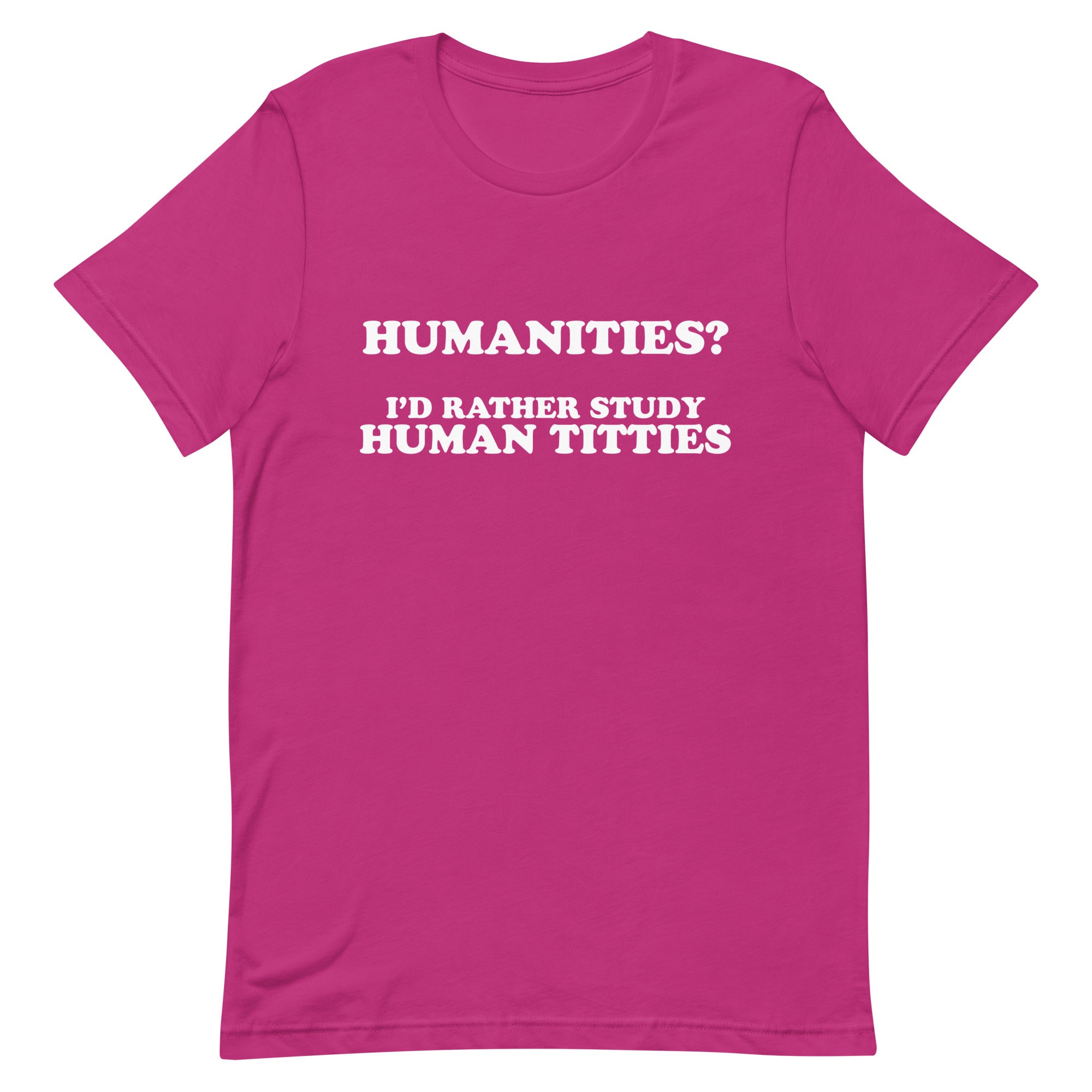 Humanities (Human Titties) Unisex t-shirt