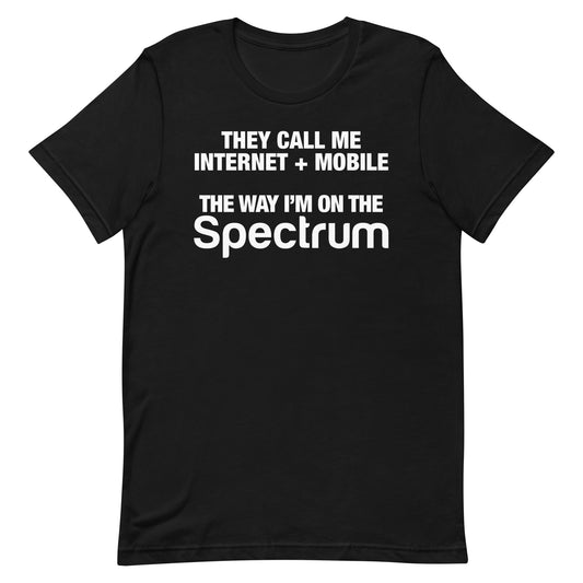 Call Me Internet + Mobile Unisex t-shirt