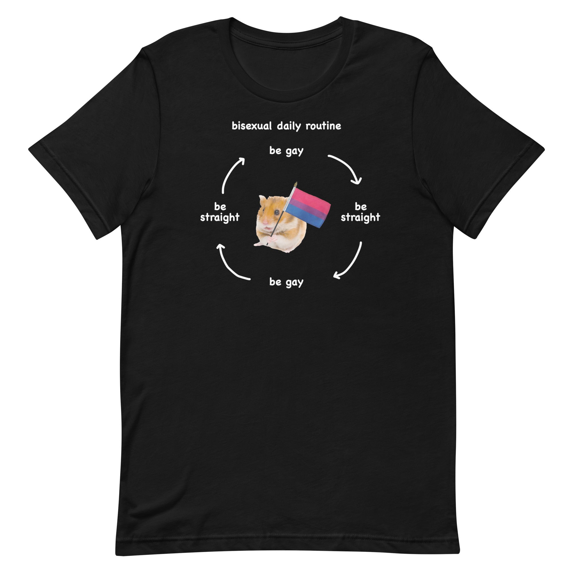 Bisexual Daily Routine Unisex t-shirt